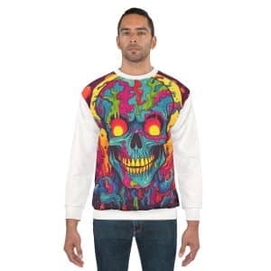 Unisex Sweatshirt (AOP) Fantasy Skull