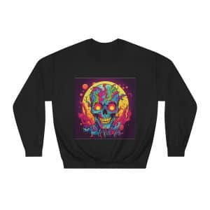 Unisex DryBlend® Crewneck Sweatshirt Fantasy Skull