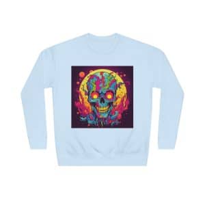 Unisex Crew Sweatshirt Fantasy Skull