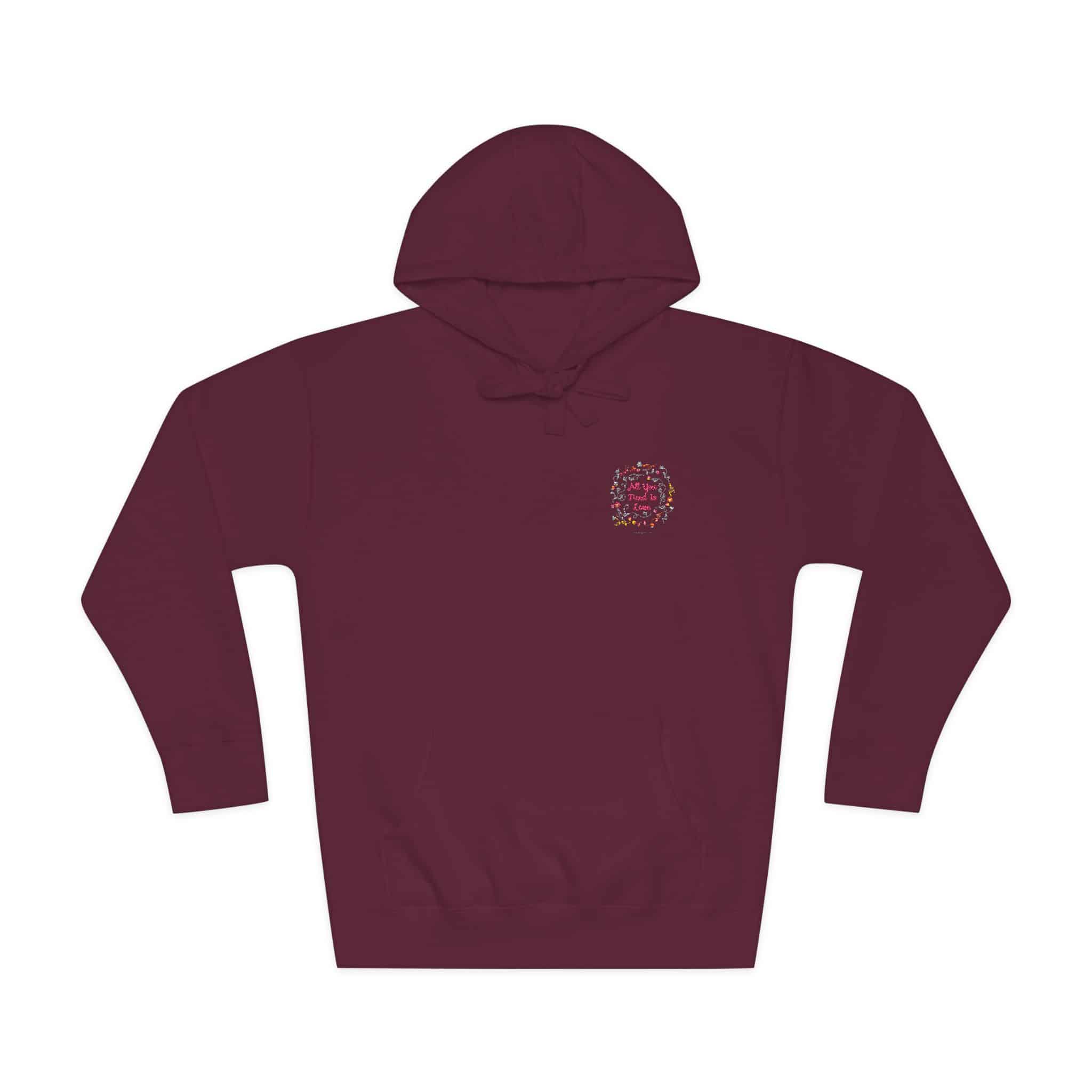 Romantic Valentine S Day Card Unisex Fleece Hoodie - Image 29