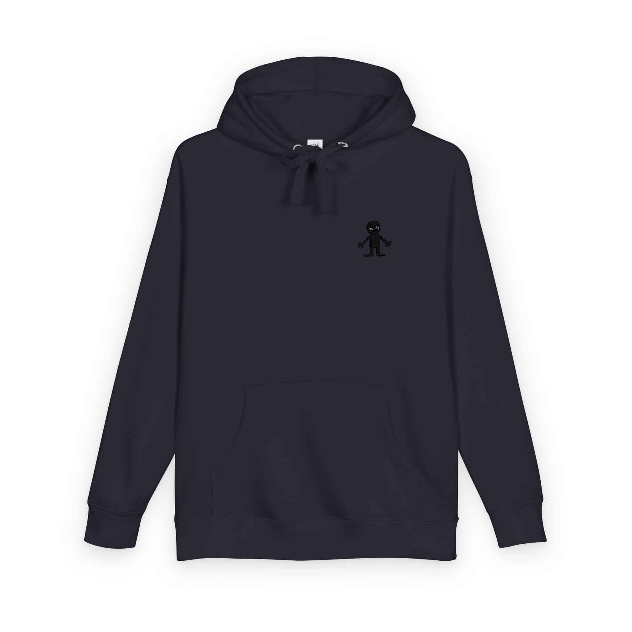 Silhouette Voodoo Doll Black Color Only 3 Unisex Fleece Hoodie - Image 22