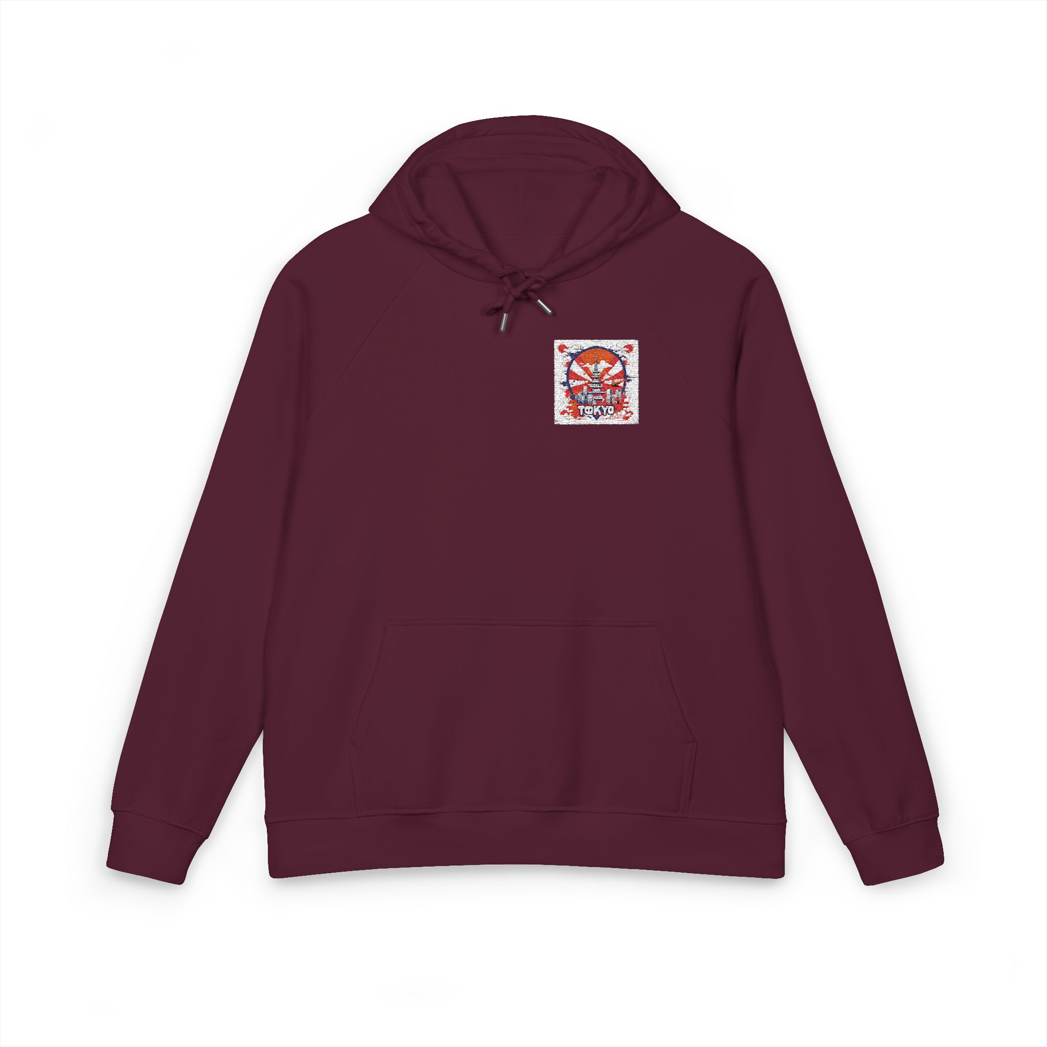 Tokyo V1 Unisex Eco Raglan Hoodie Embroidery - Image 21
