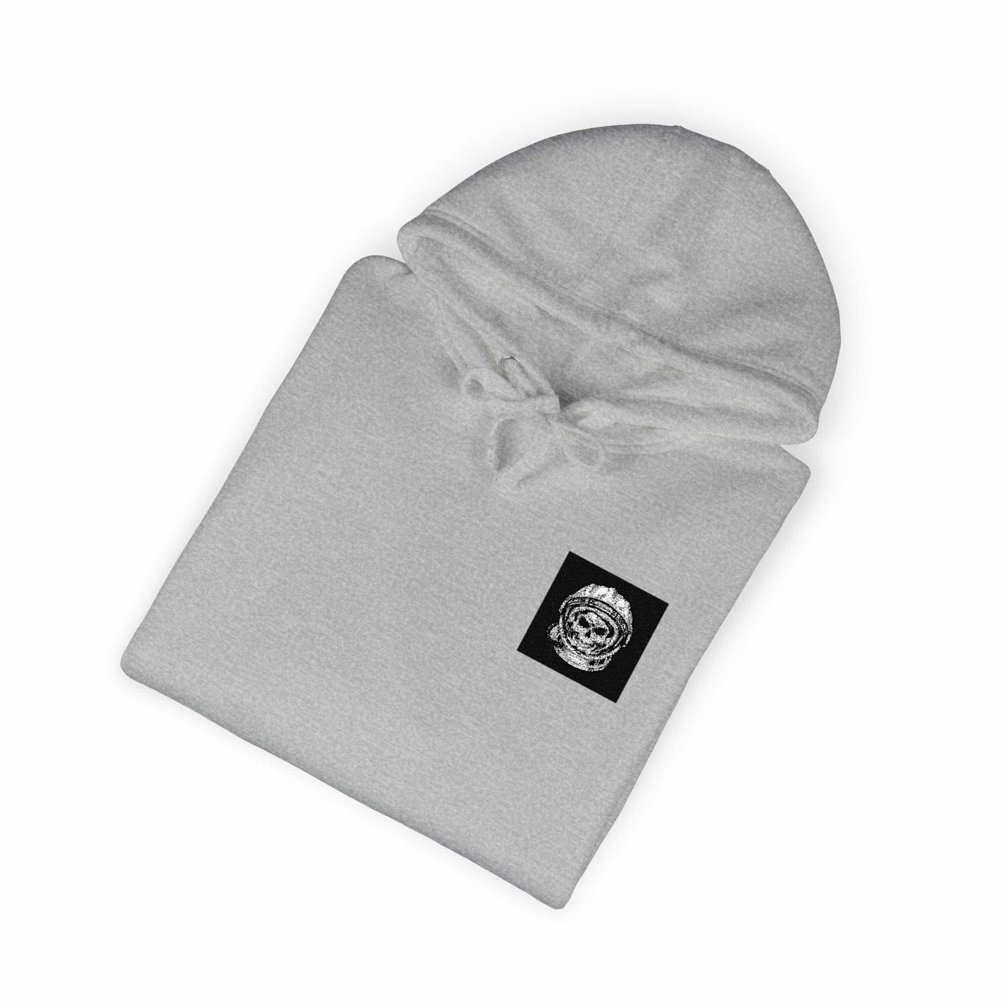 Vintage Astronaut Skull In Space Helmet Unisex Fleece Hoodie - Image 16