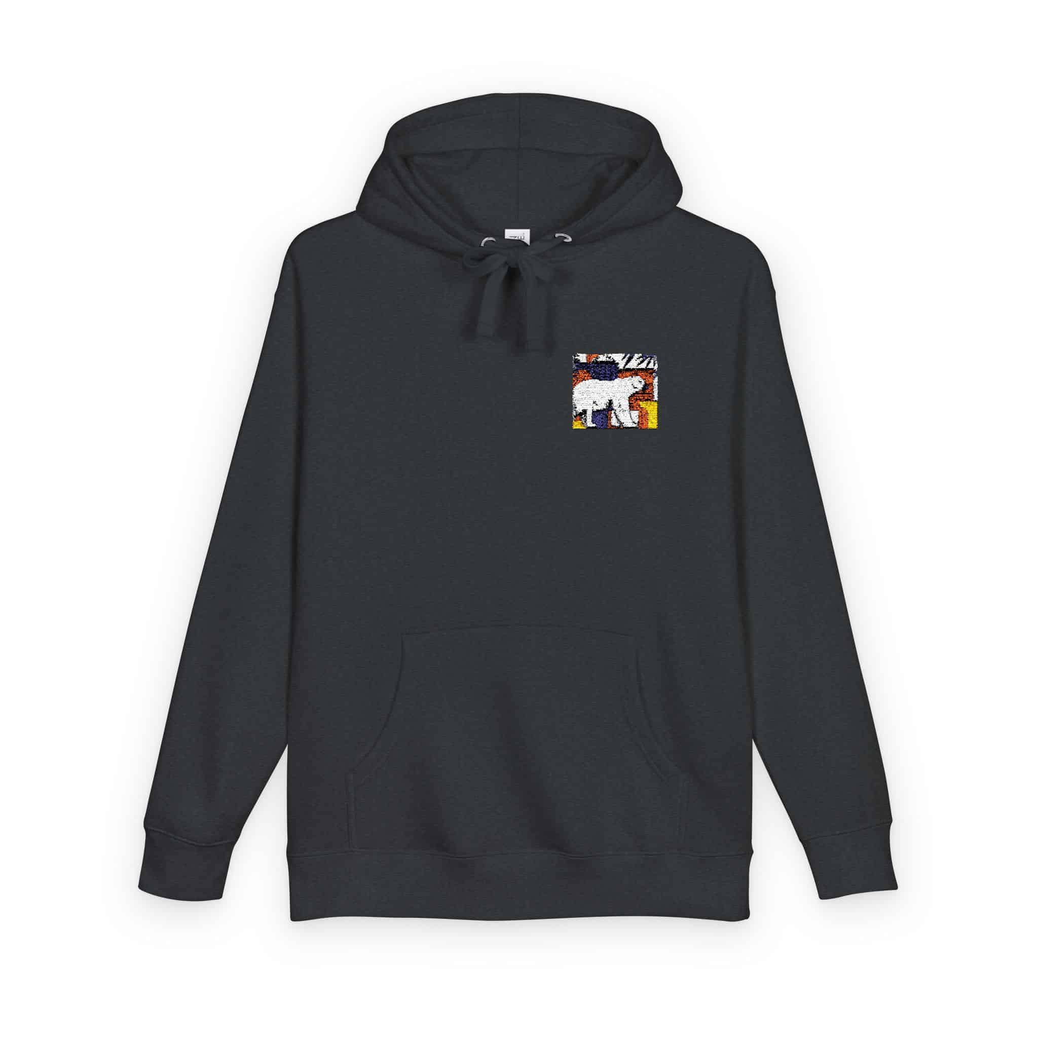 Polar Bear 5 Unisex Fleece Hoodie - Image 26