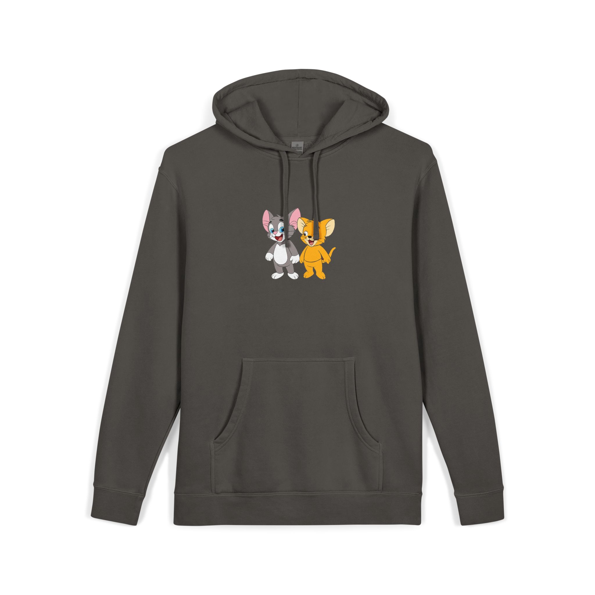 Tom and Jerry Unisex Pigment Dyed Hoodie Embroidery - Image 27