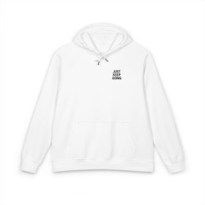 Typography Slogan Motivational Tshirt Design Copia Unisex Eco Raglan Hoodie Embroidery