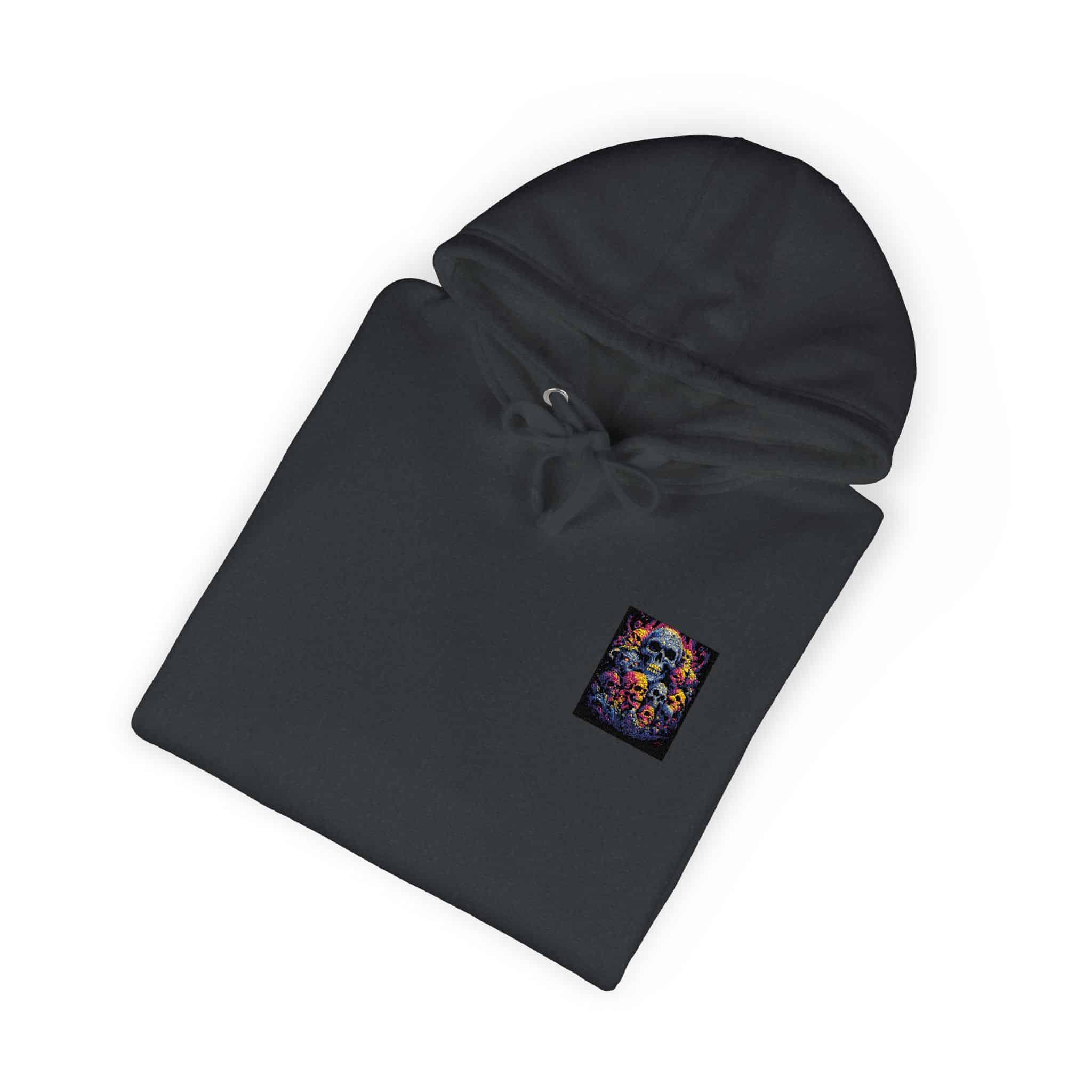 Colorful Human Skull Ai Design (1) Unisex Fleece Hoodie - Image 28