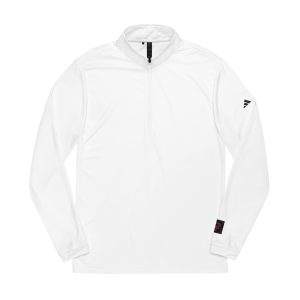 Two Headed Snake With Text Illustration Adidas Quarter Zip Pullover Embroidery