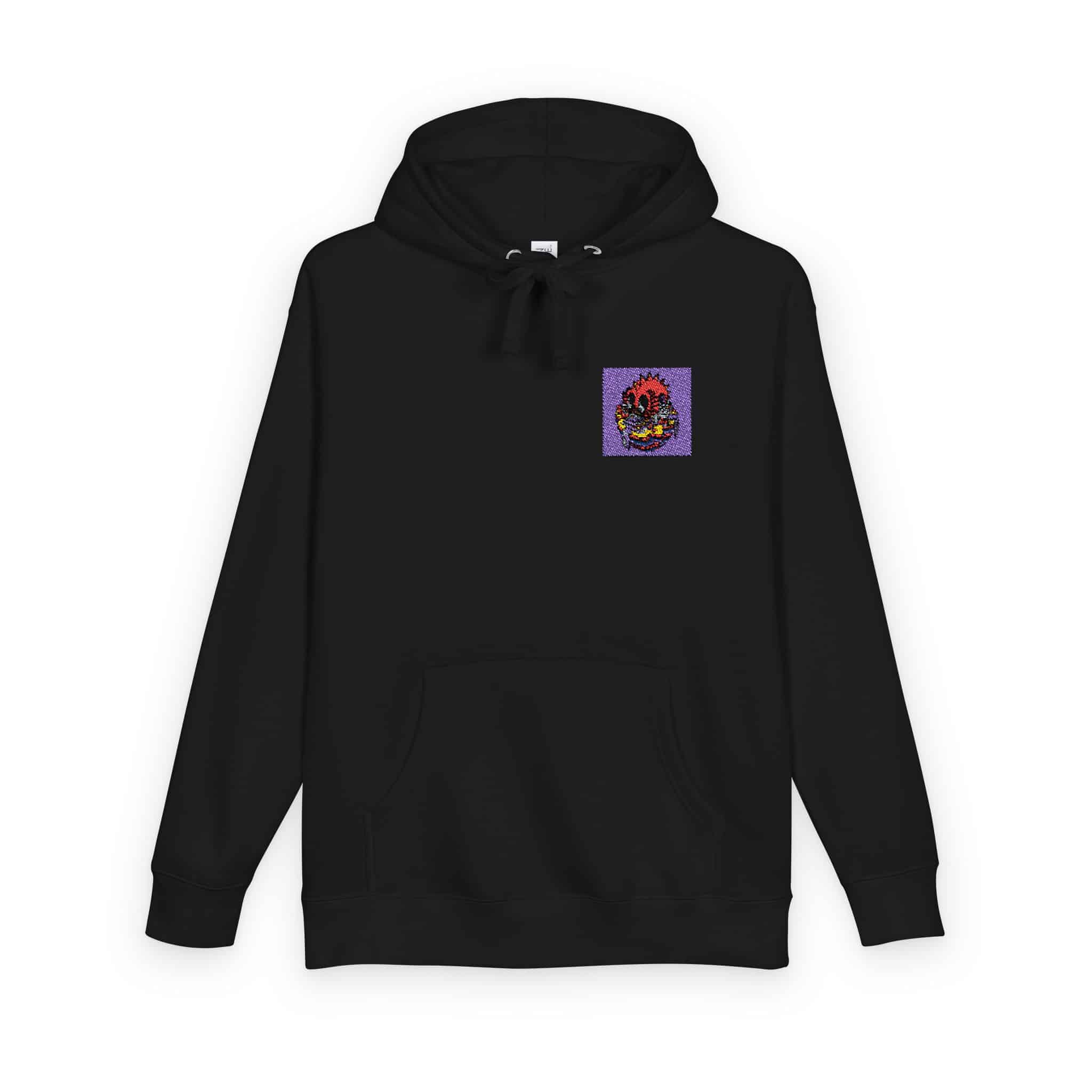 Psyskullrama Illustration Unisex Fleece Hoodie - Image 34