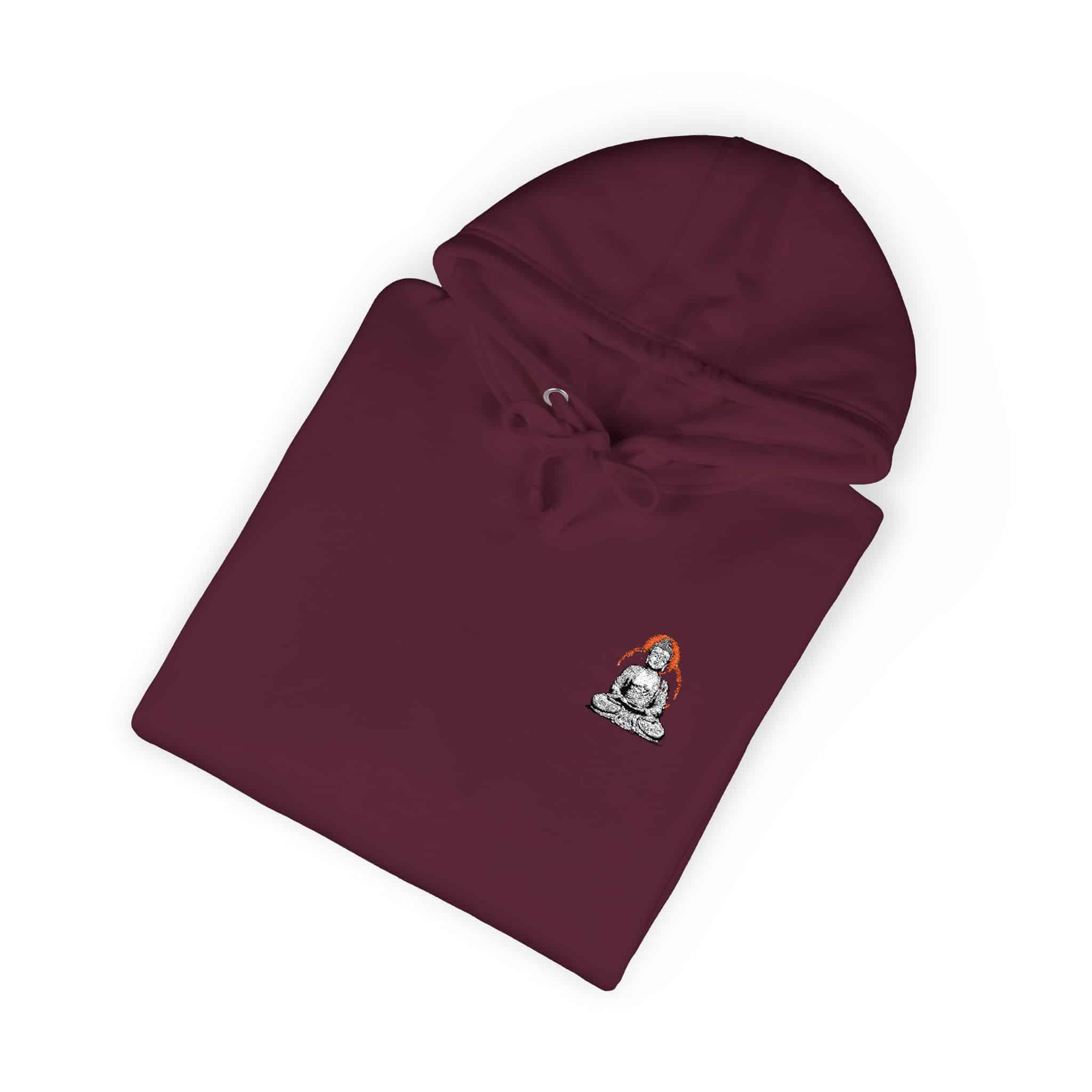 Serene Buddha Portrait Unisex Fleece Hoodie - Image 32