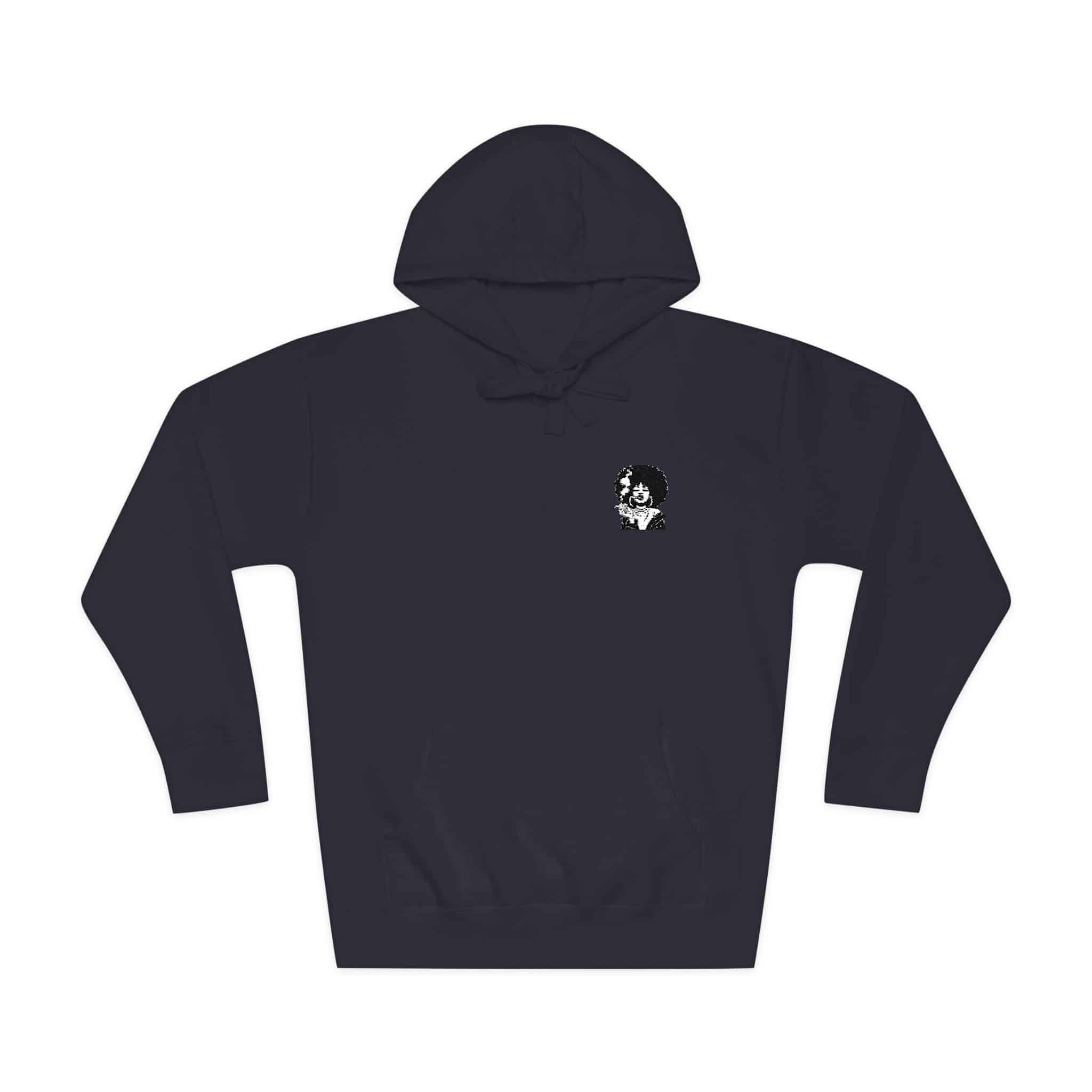 Afro Girl Smoking Svg 1 Unisex Fleece Hoodie - Image 21