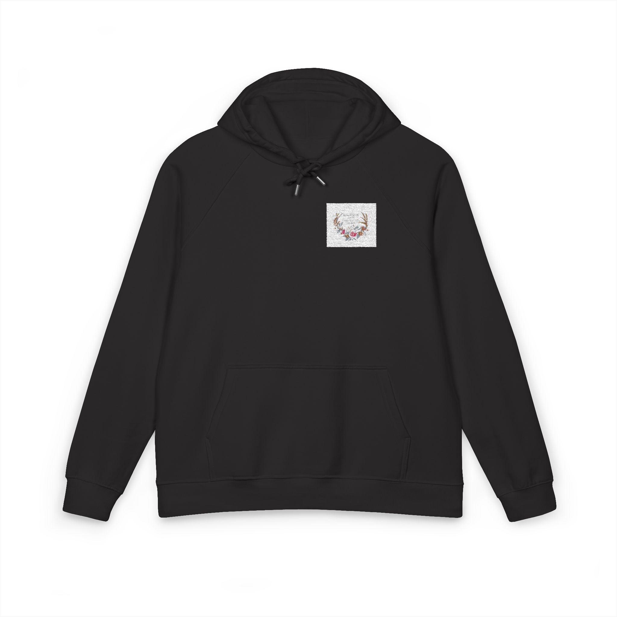 Plant Your Love and Let It Grow Unisex Eco Raglan Hoodie Embroidery - Image 17
