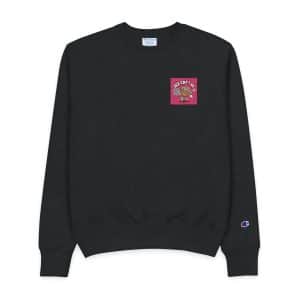 Ice Cream Trendy Retro Cartoon Hand Drawn Mens Champion Crewneck Sweatshirt
