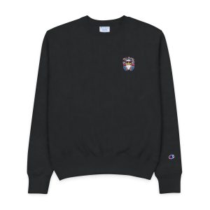 Abstract Funny Duck V3 Mens Champion Crewneck Sweatshirt