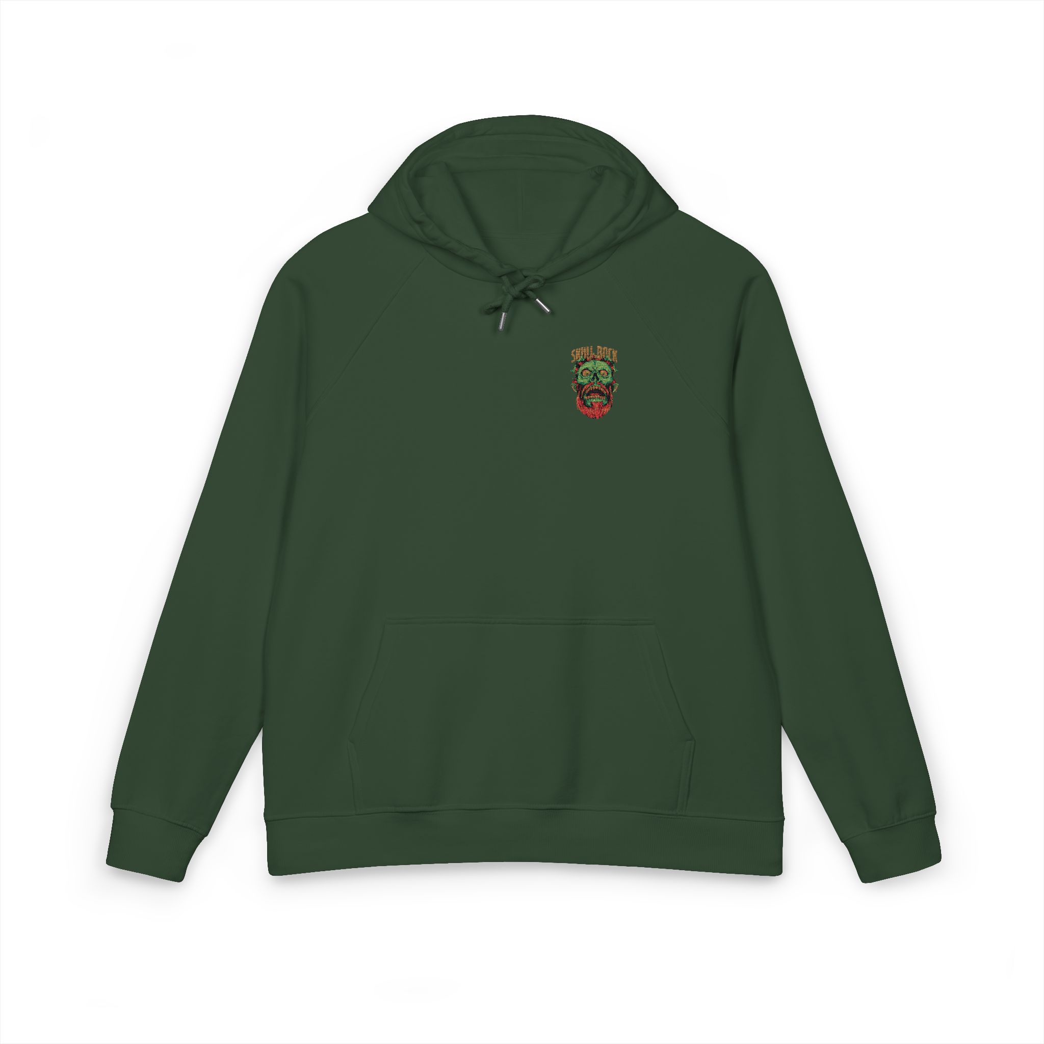 Skull Rock 1 181342 Unisex Eco Raglan Hoodie Embroidery - Image 13