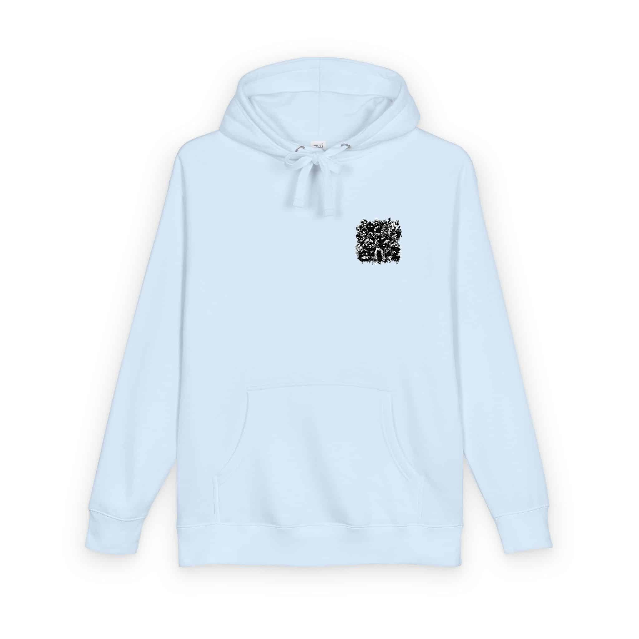Cluster Grotesque Cartoon Monsters With Open Mouths Fangs Unisex Fleece Hoodie - Image 10