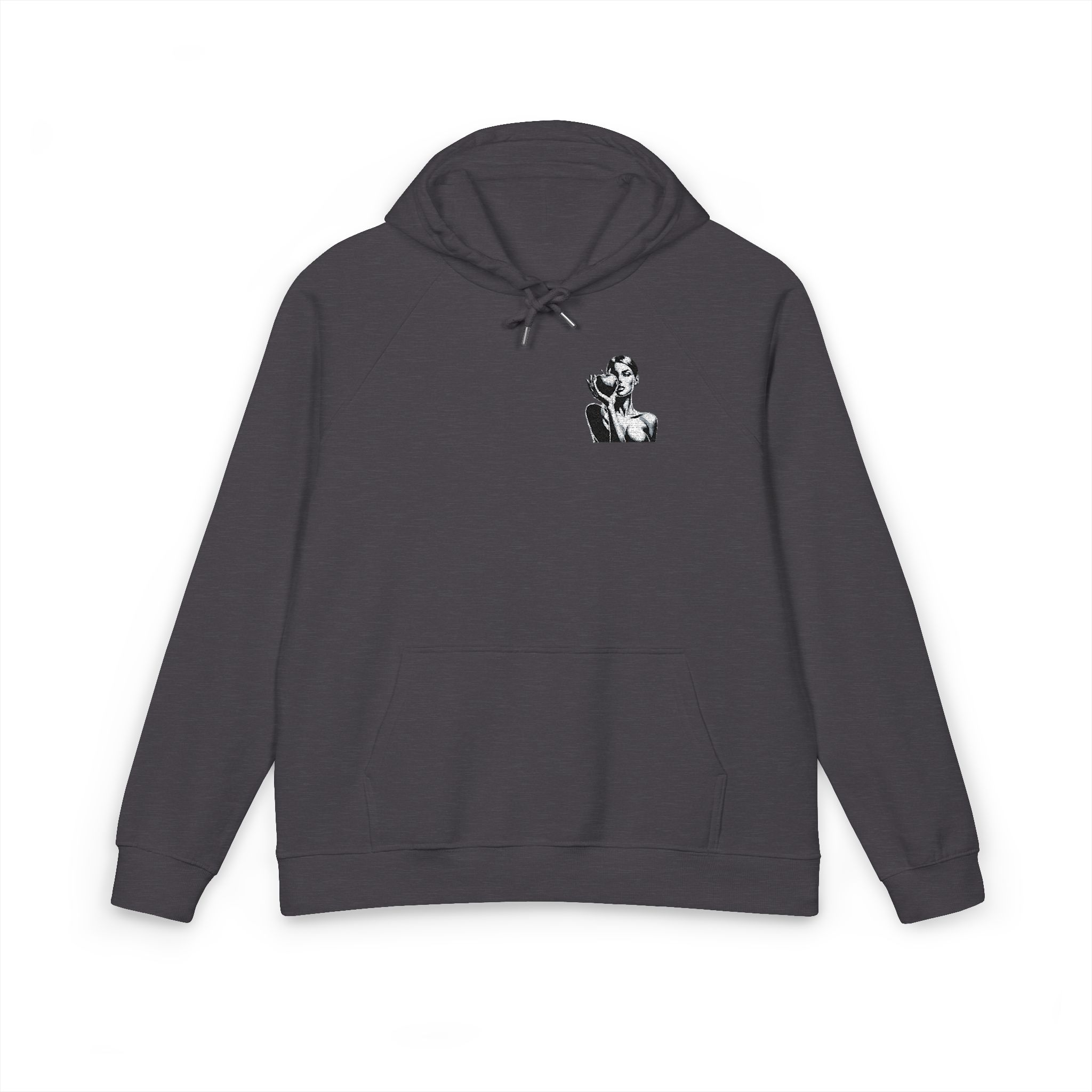 Woman Apple 181409 Unisex Eco Raglan Hoodie Embroidery - Image 9