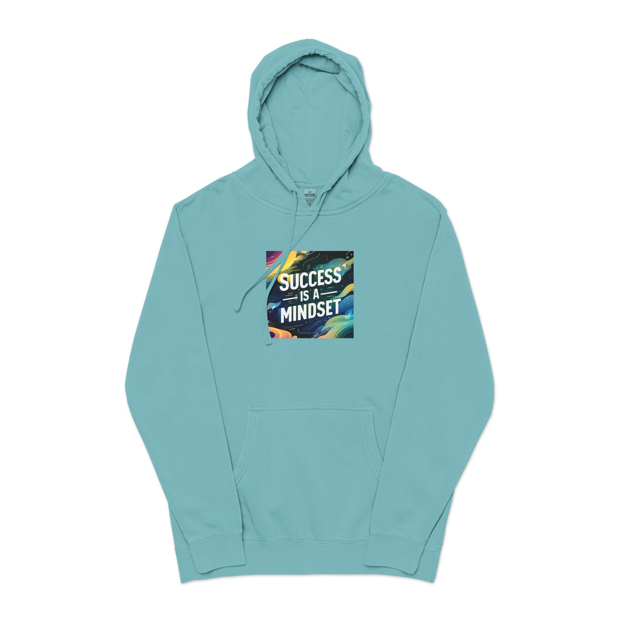 Success Is A Mindset Unisex Pigment Dyed Hoodie Embroidery - Image 9