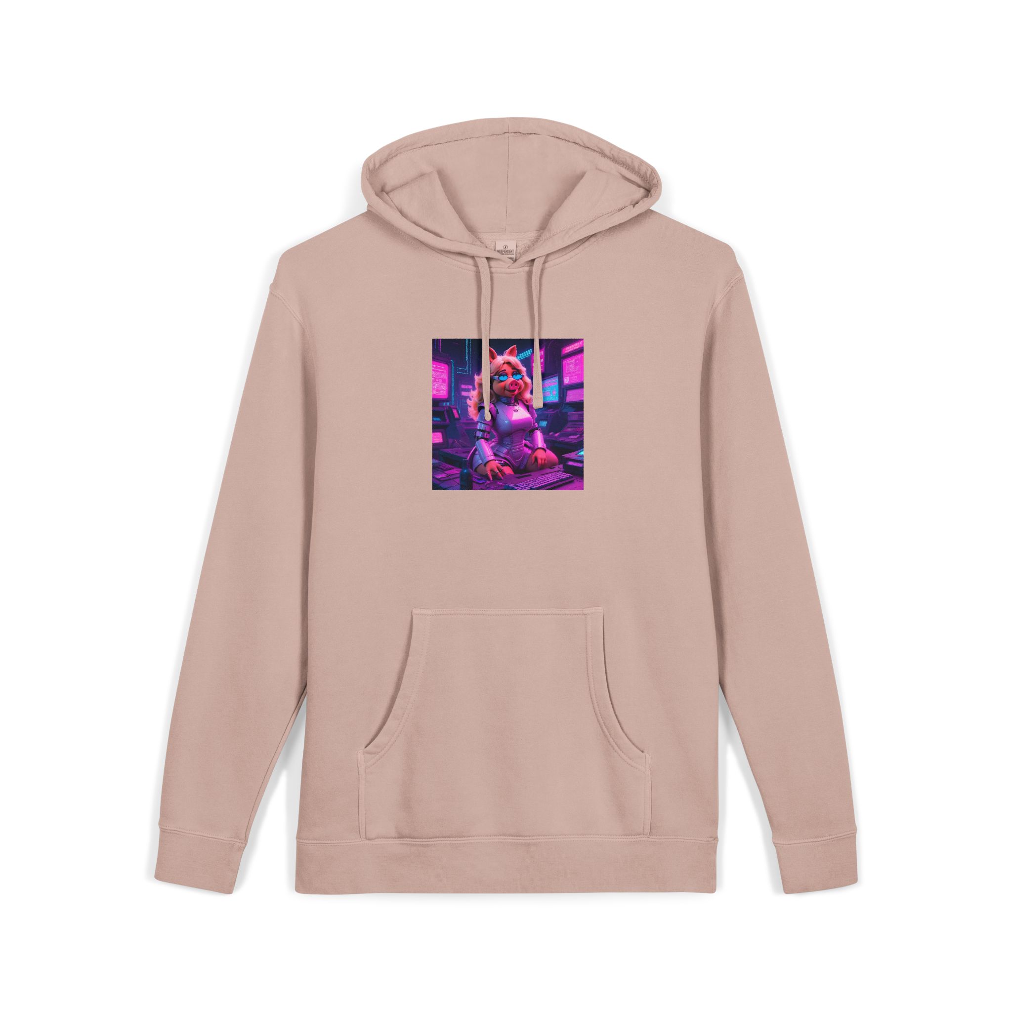 The Muppets V17 Unisex Pigment Dyed Hoodie Embroidery - Image 3