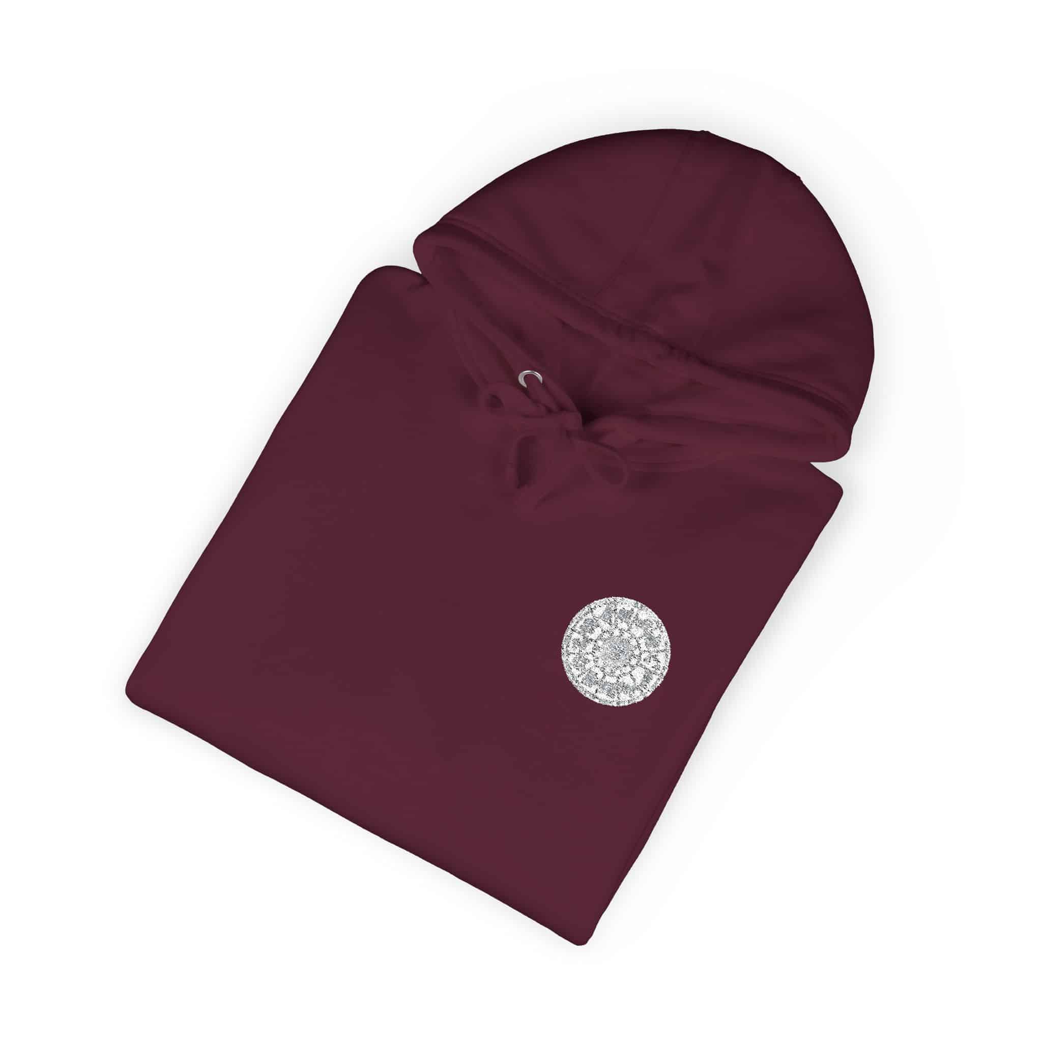 Zodiac Circle Horoscope Drawing Engraving Style Zodiac Wheel With Astrological Sy Unisex Fleece Hoodie - Image 32