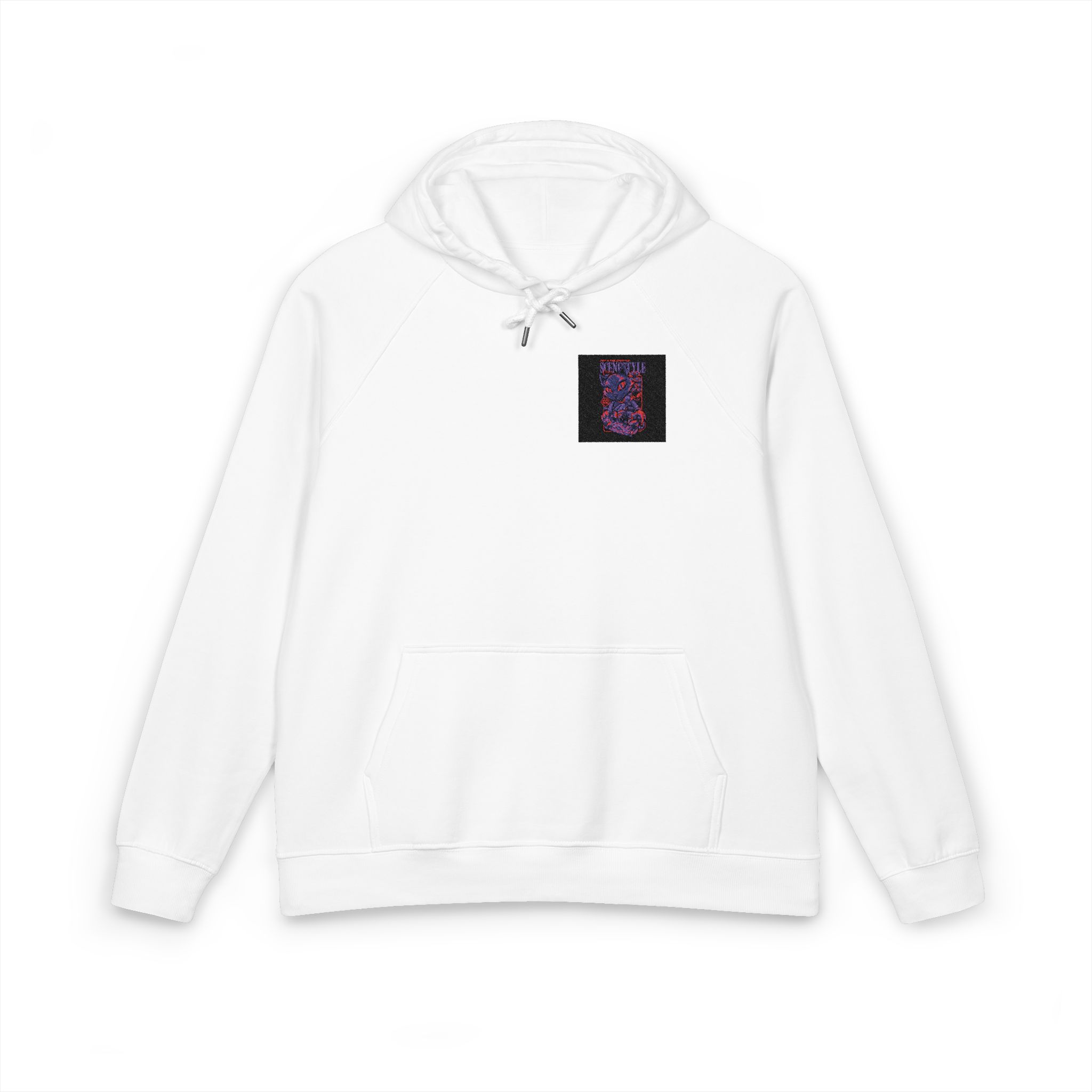Scenestyle Unisex Eco Raglan Hoodie Embroidery