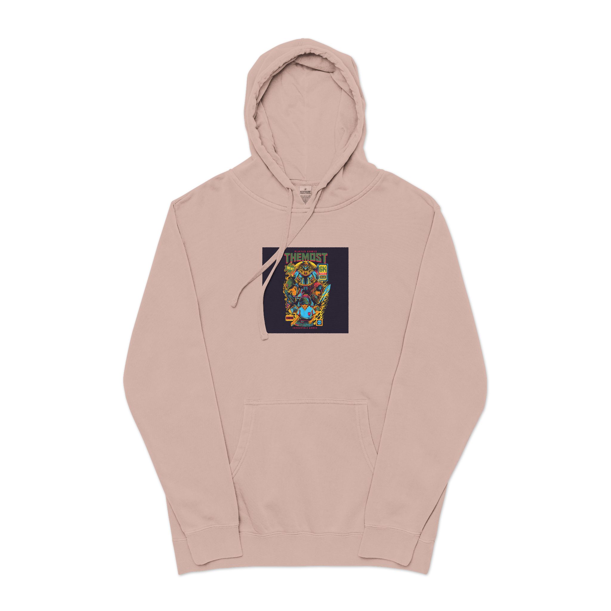 The Most Unisex Pigment Dyed Hoodie Embroidery