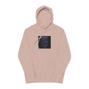 Stronger Unisex Pigment Dyed Hoodie Embroidery