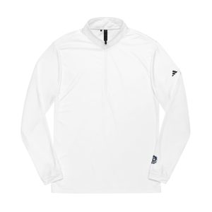 Watercolor Full Moon Clouds Elements Set Adidas Quarter Zip Pullover Embroidery
