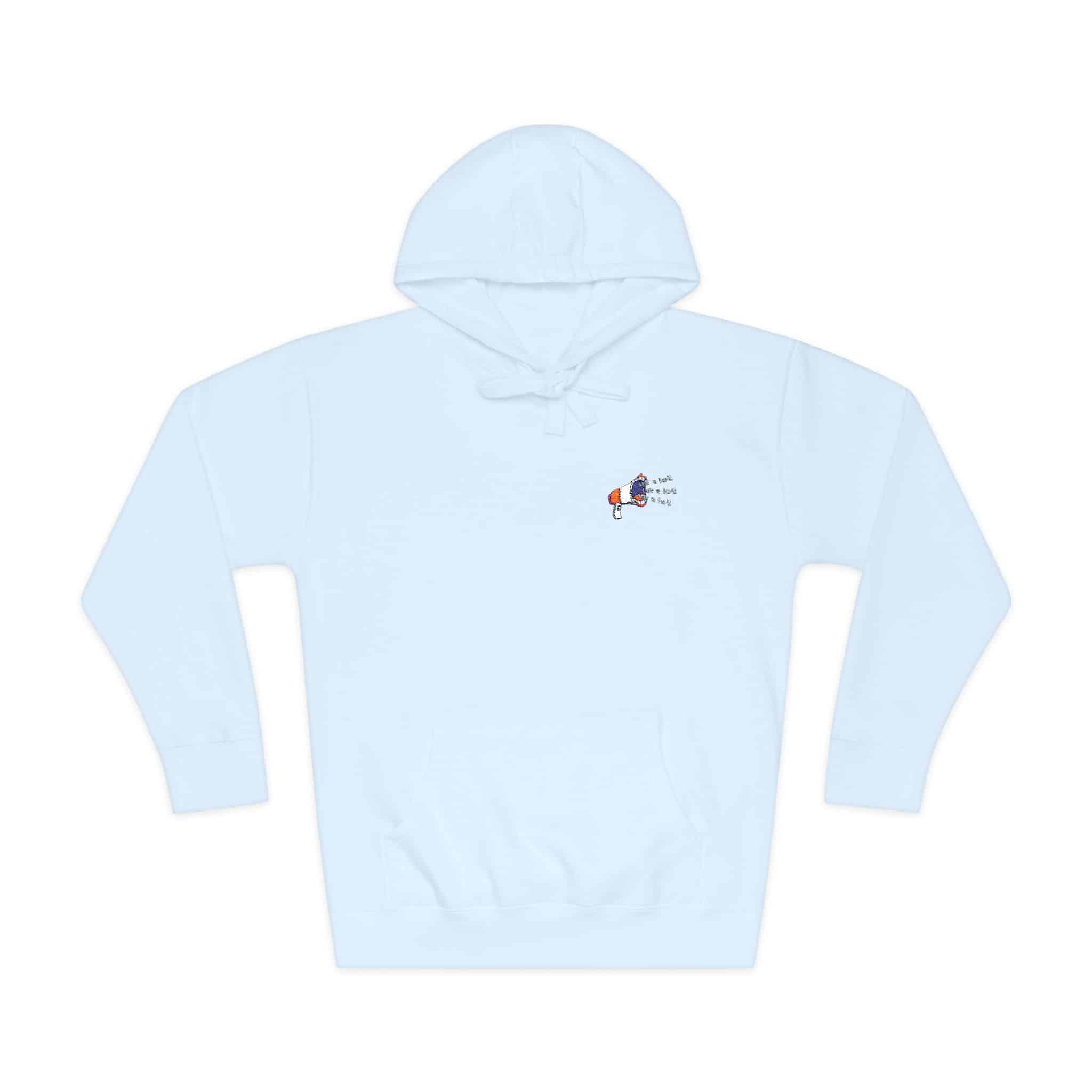 Talk A Lot Unisex Fleece Hoodie - Image 9