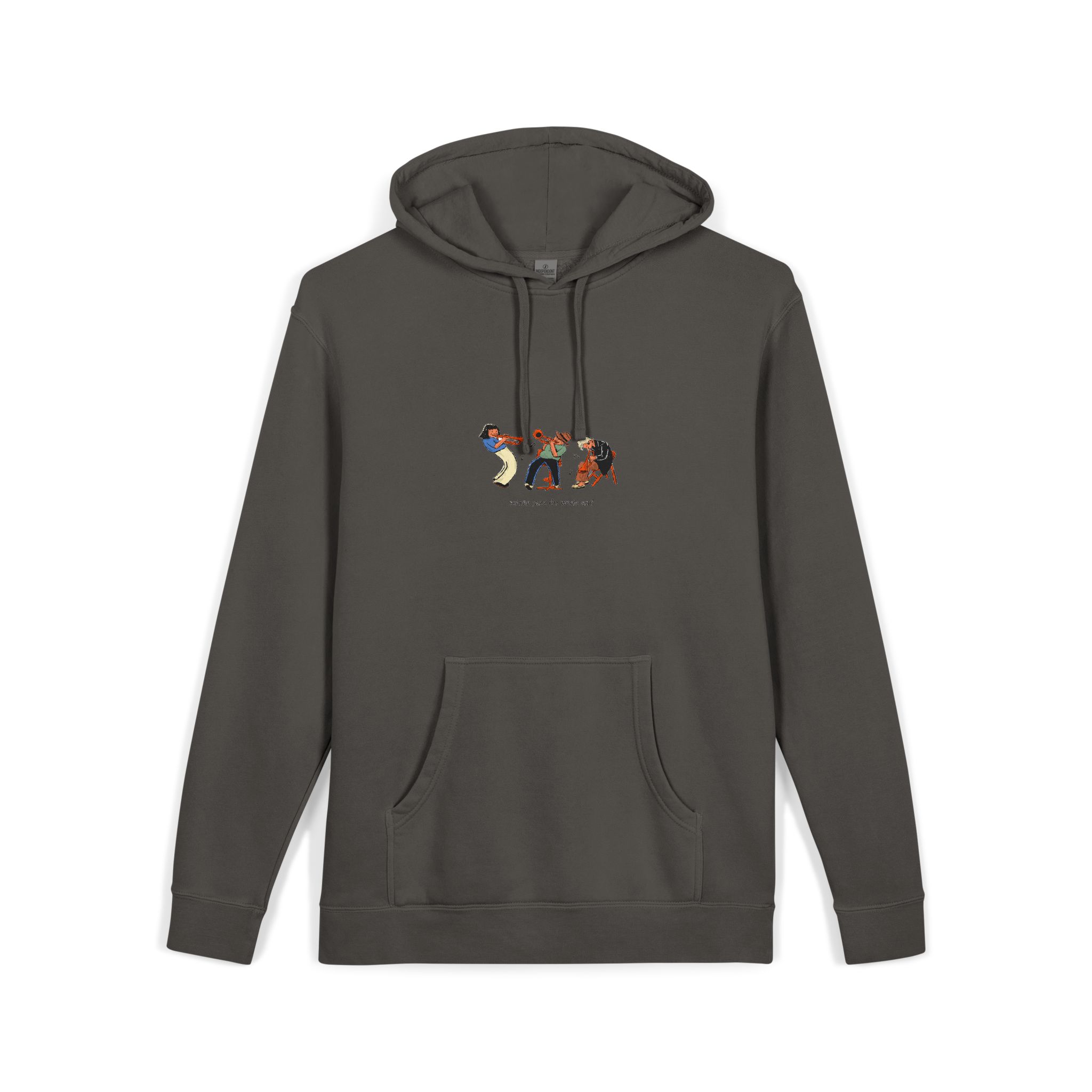 Underground Crete Sessions Unisex Pigment Dyed Hoodie Embroidery - Image 27