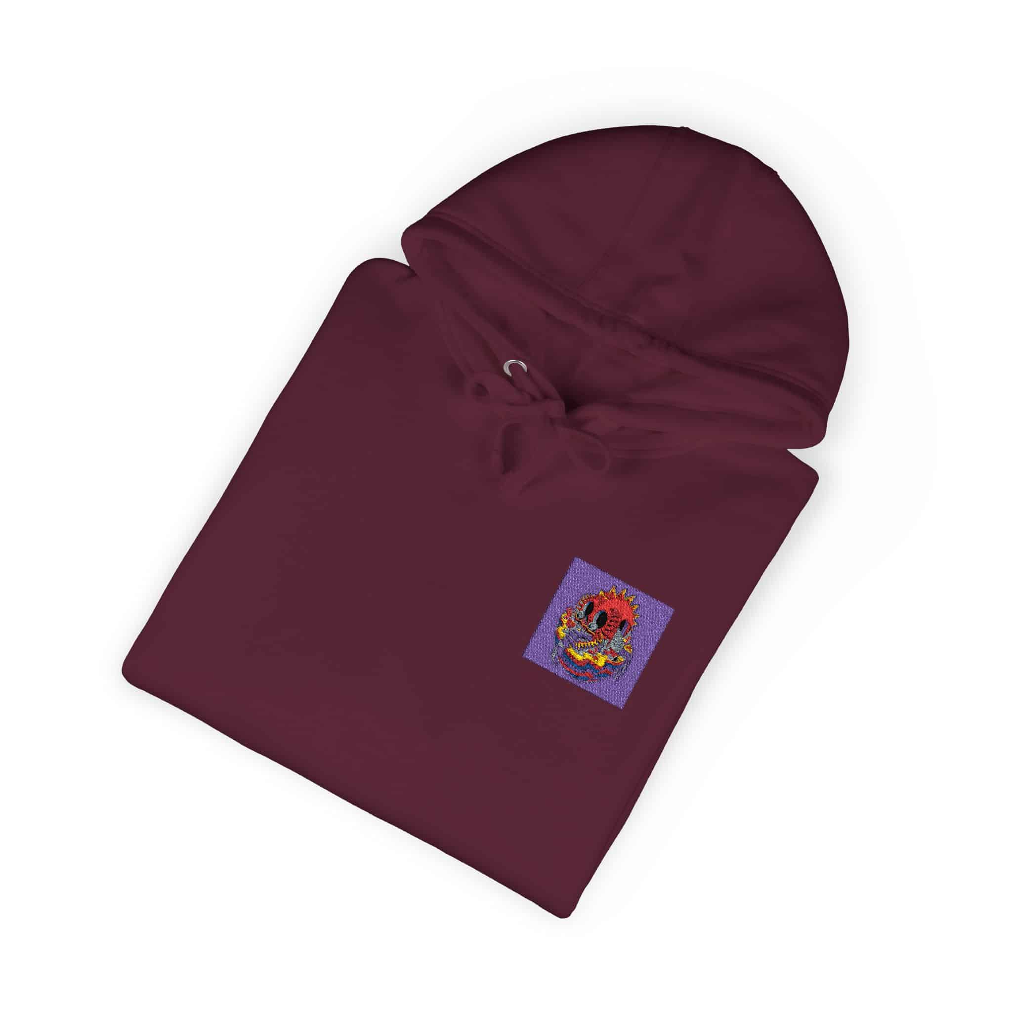 Psyskullrama Illustration Unisex Fleece Hoodie - Image 32