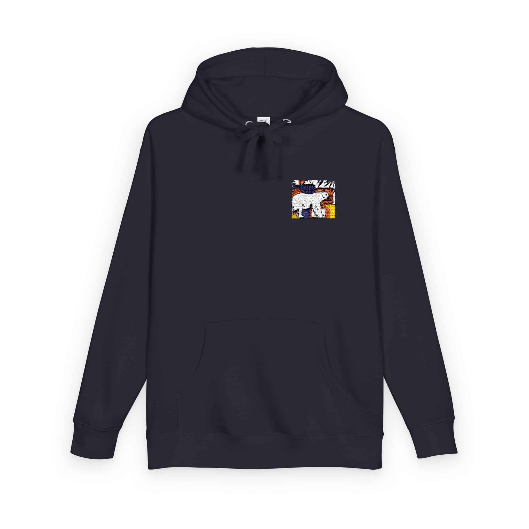 Polar Bear 5 Unisex Fleece Hoodie - Image 22
