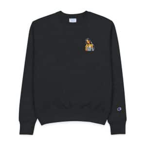 Huge Boobs Mens Champion Crewneck Sweatshirt