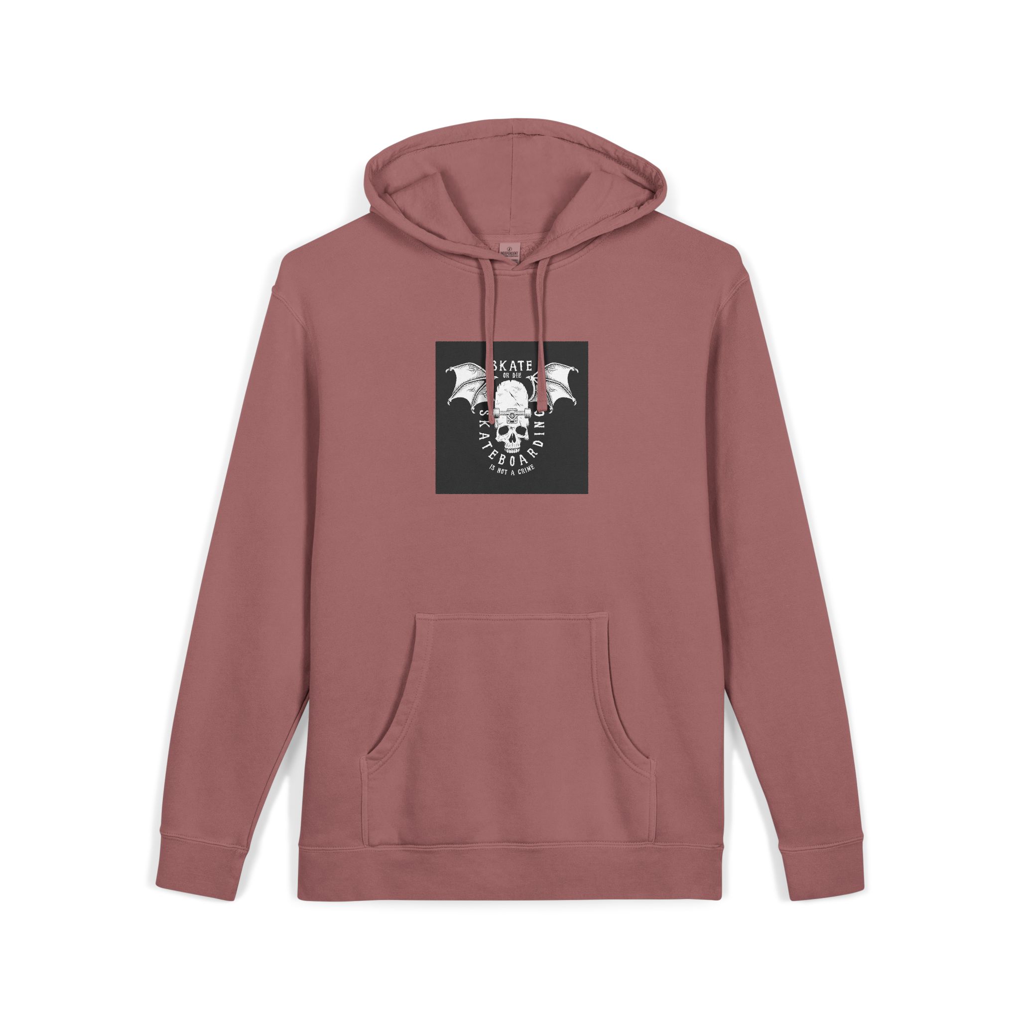 Vintage White Skateboarding Logo Unisex Pigment Dyed Hoodie Embroidery - Image 31