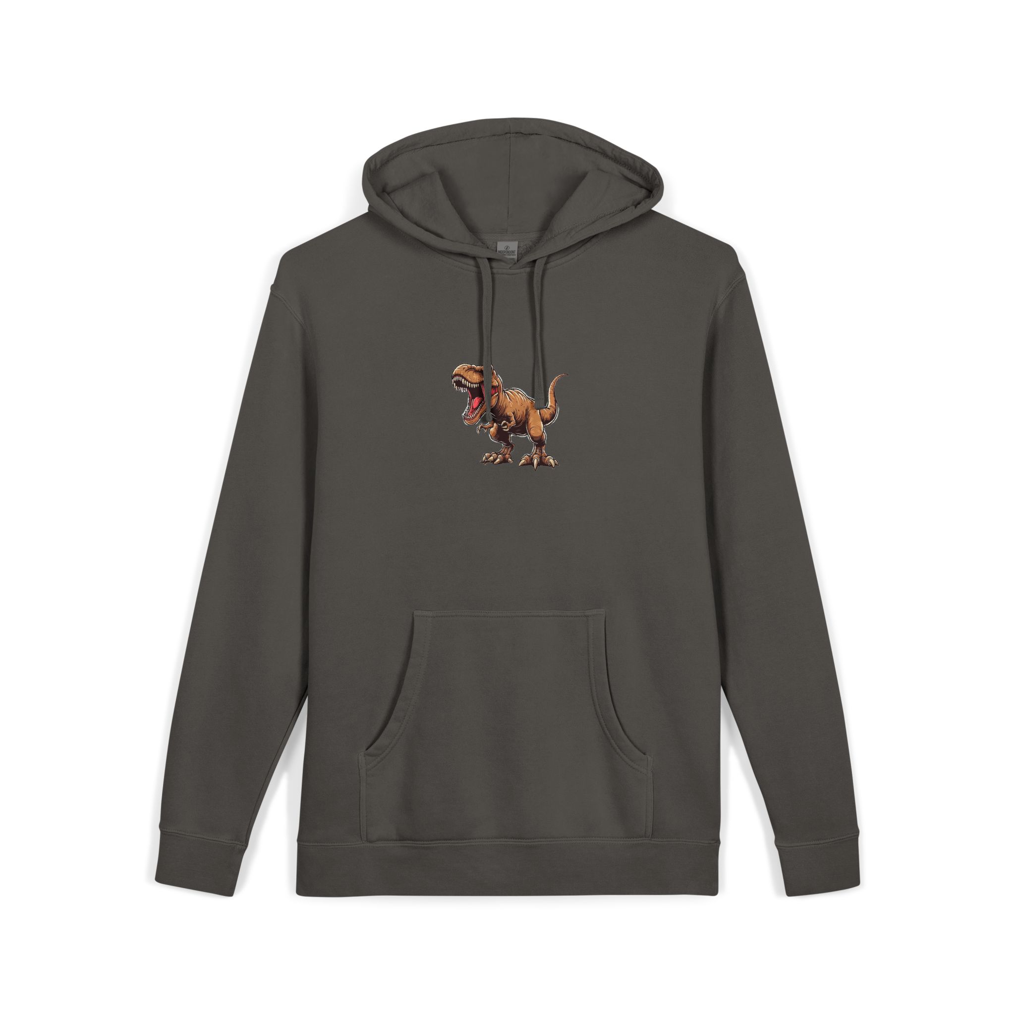 T Rex 1 Unisex Pigment Dyed Hoodie Embroidery - Image 27