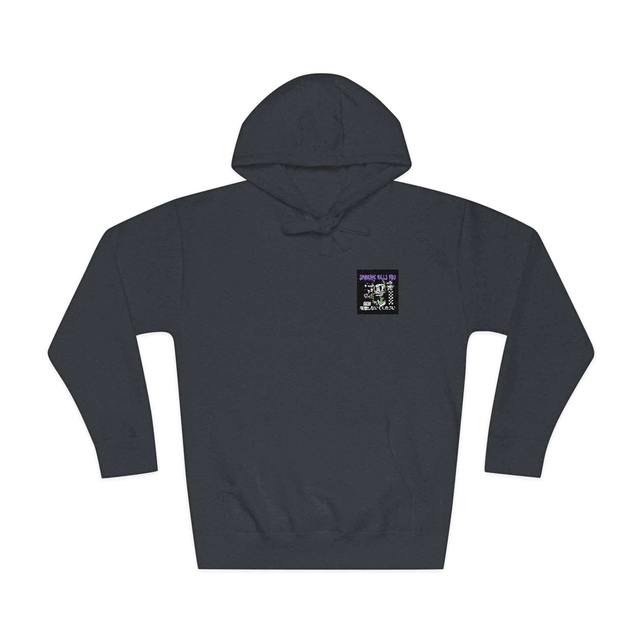 Smoking Kills You Skull Graphic Retro Design Vector (còpia) Unisex Fleece Hoodie - Image 25