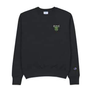 Vector Cupid Money Illustration Streetwear Apparel Design Mens Champion Crewneck Sweatshirt