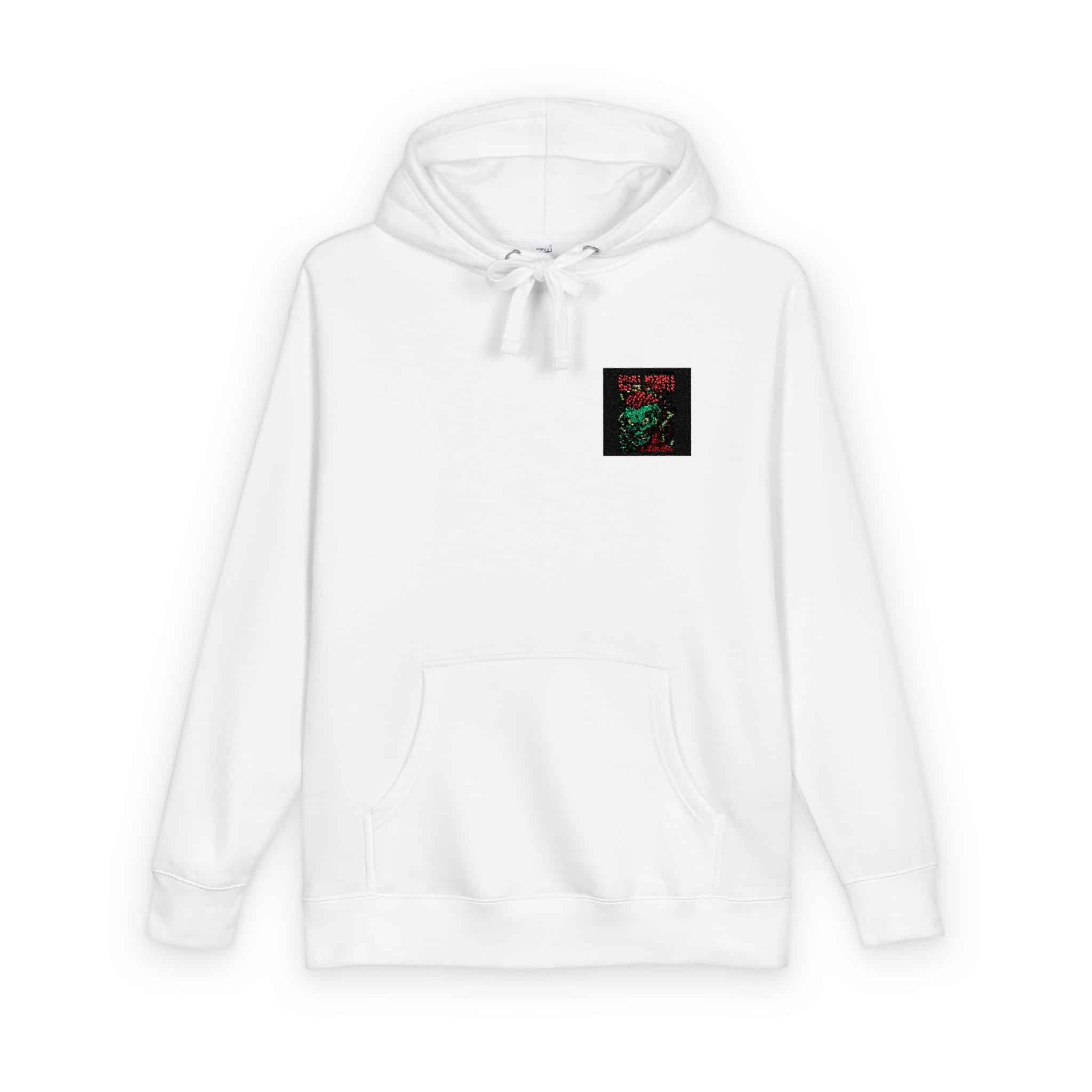 Skull Mumble Cartoon Funny Unisex Fleece Hoodie - Image 2