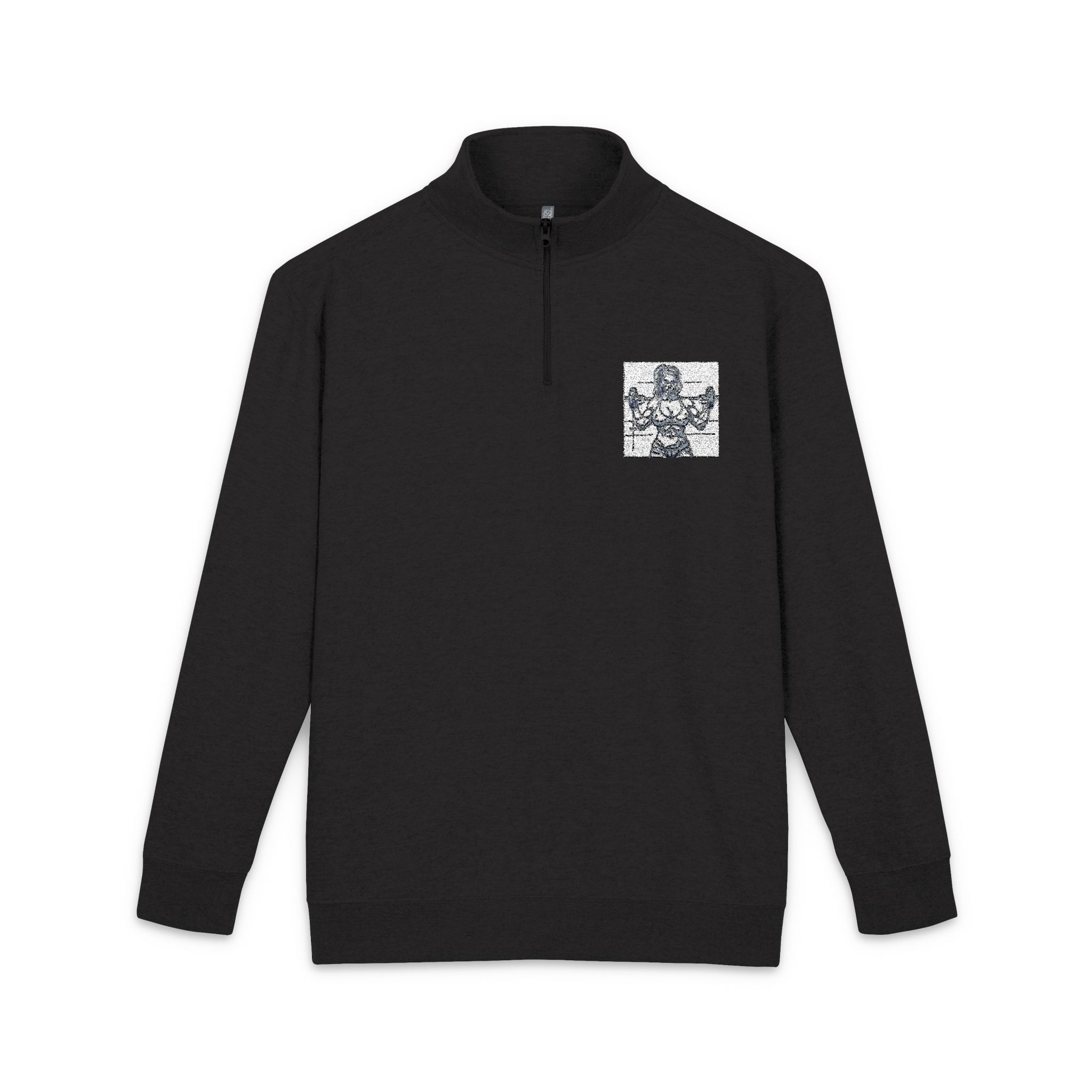 Crossfitt Girl V1 Unisex Fleece Pullover Embroidery