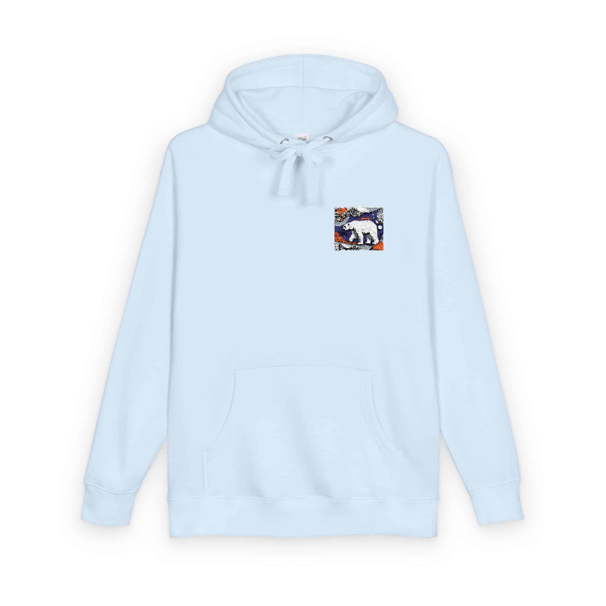 Polar Bear 3 Unisex Fleece Hoodie - Image 10