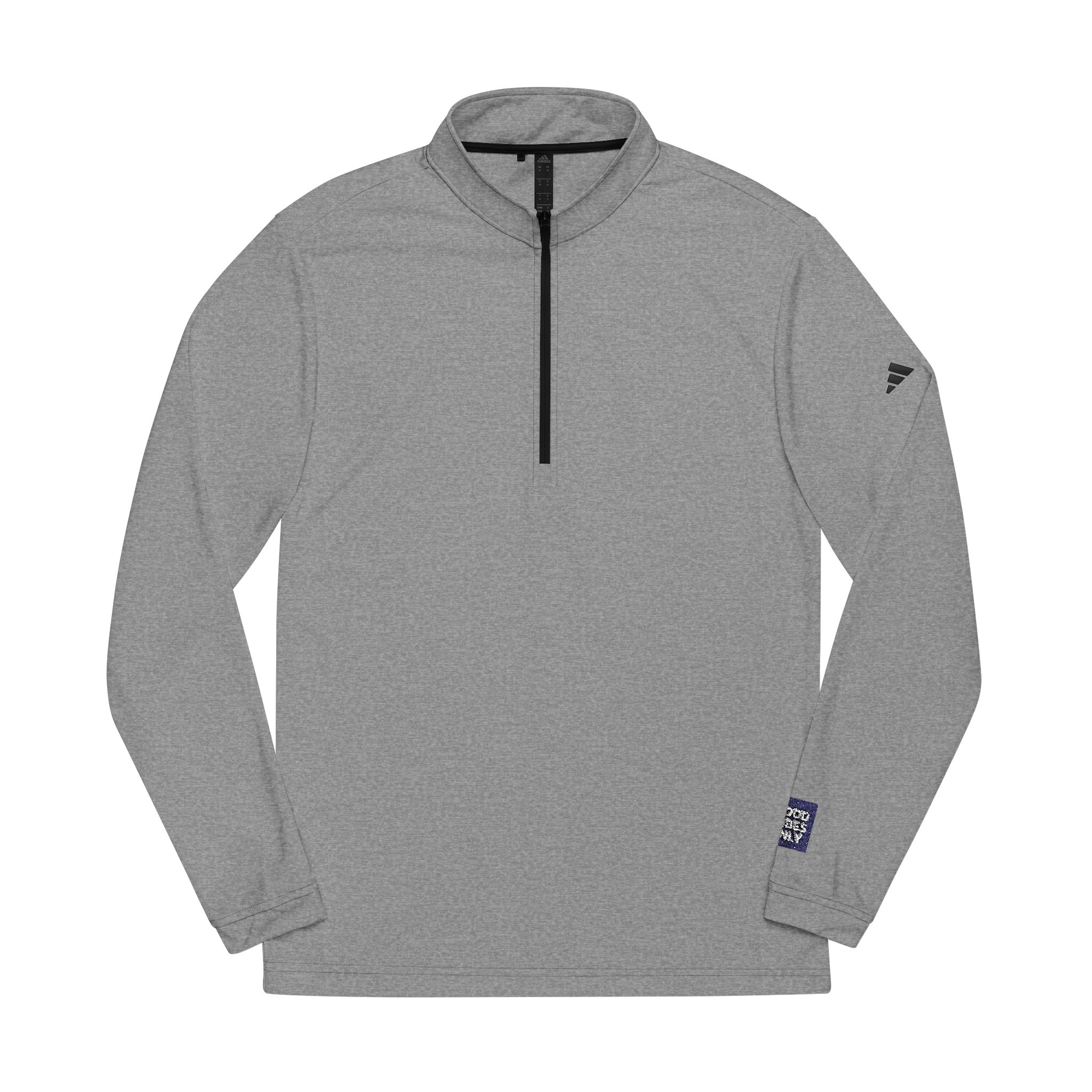 Good Vibes Only Motivational Quotes Typography Adidas Quarter Zip Pullover Embroidery - Image 5