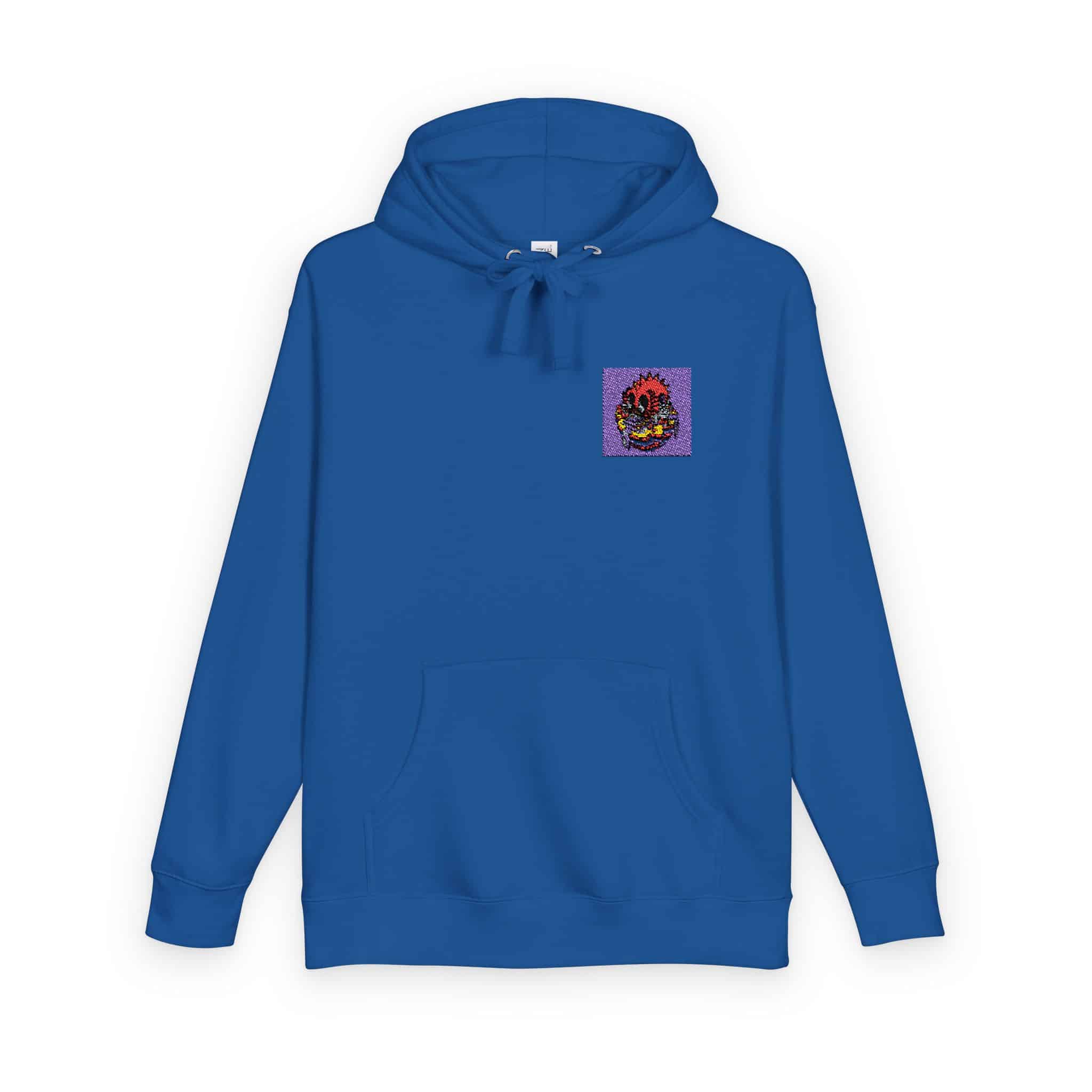 Psyskullrama Illustration Unisex Fleece Hoodie - Image 18