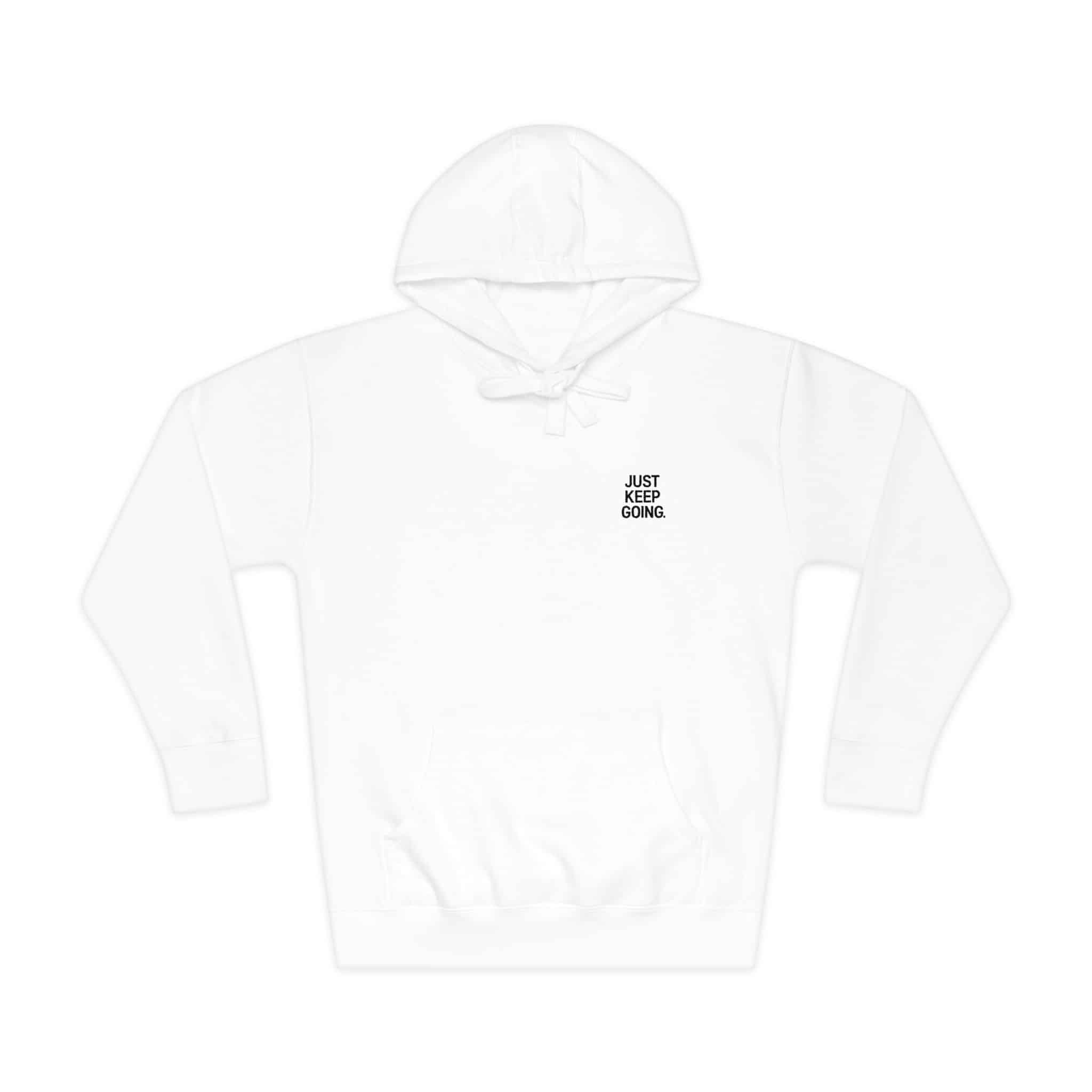 Typography Slogan Motivational Tshirt Design Copia Unisex Fleece Hoodie