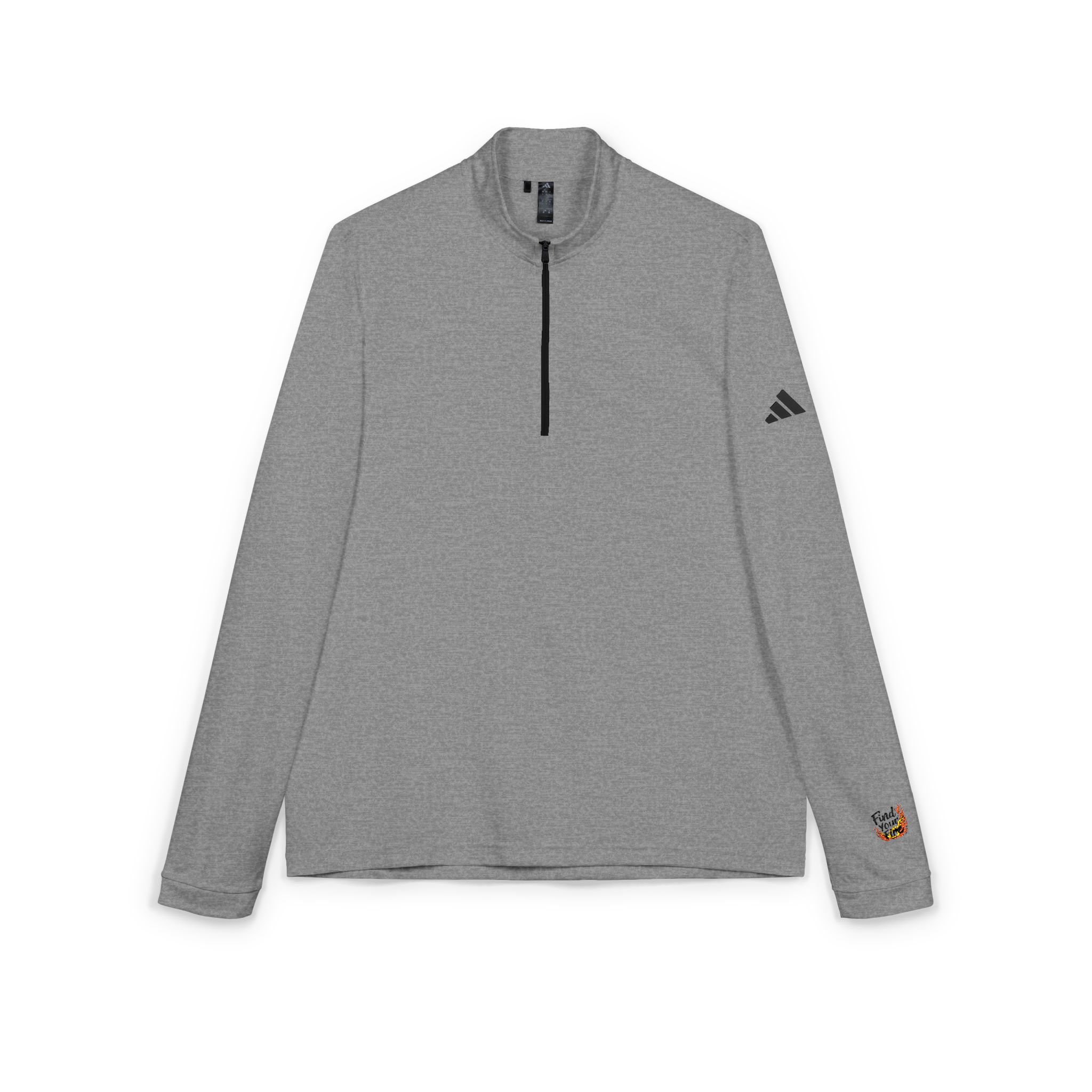 Find Your Fire Adidas Quarter Zip Pullover Embroidery - Image 7