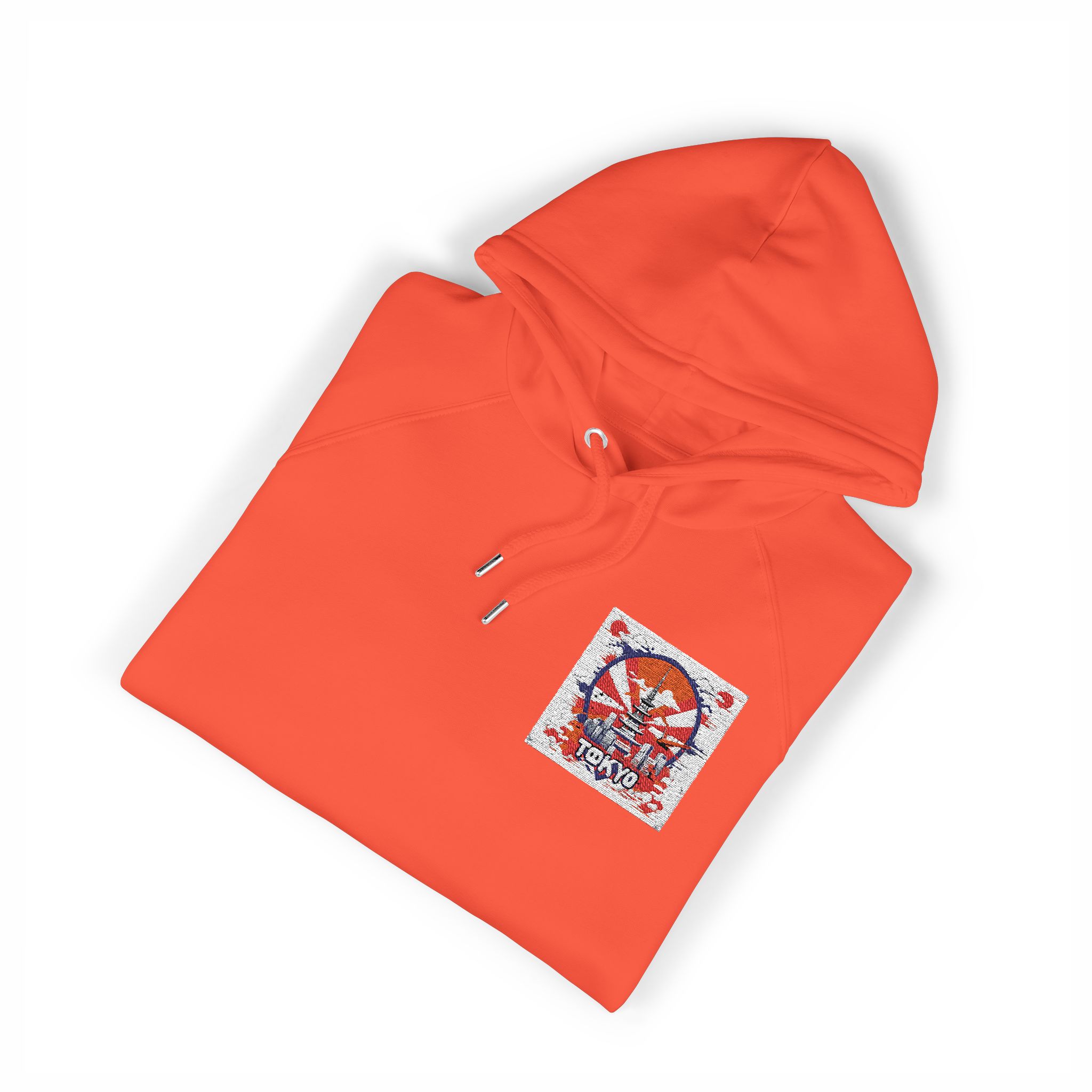 Tokyo V1 Unisex Eco Raglan Hoodie Embroidery - Image 7