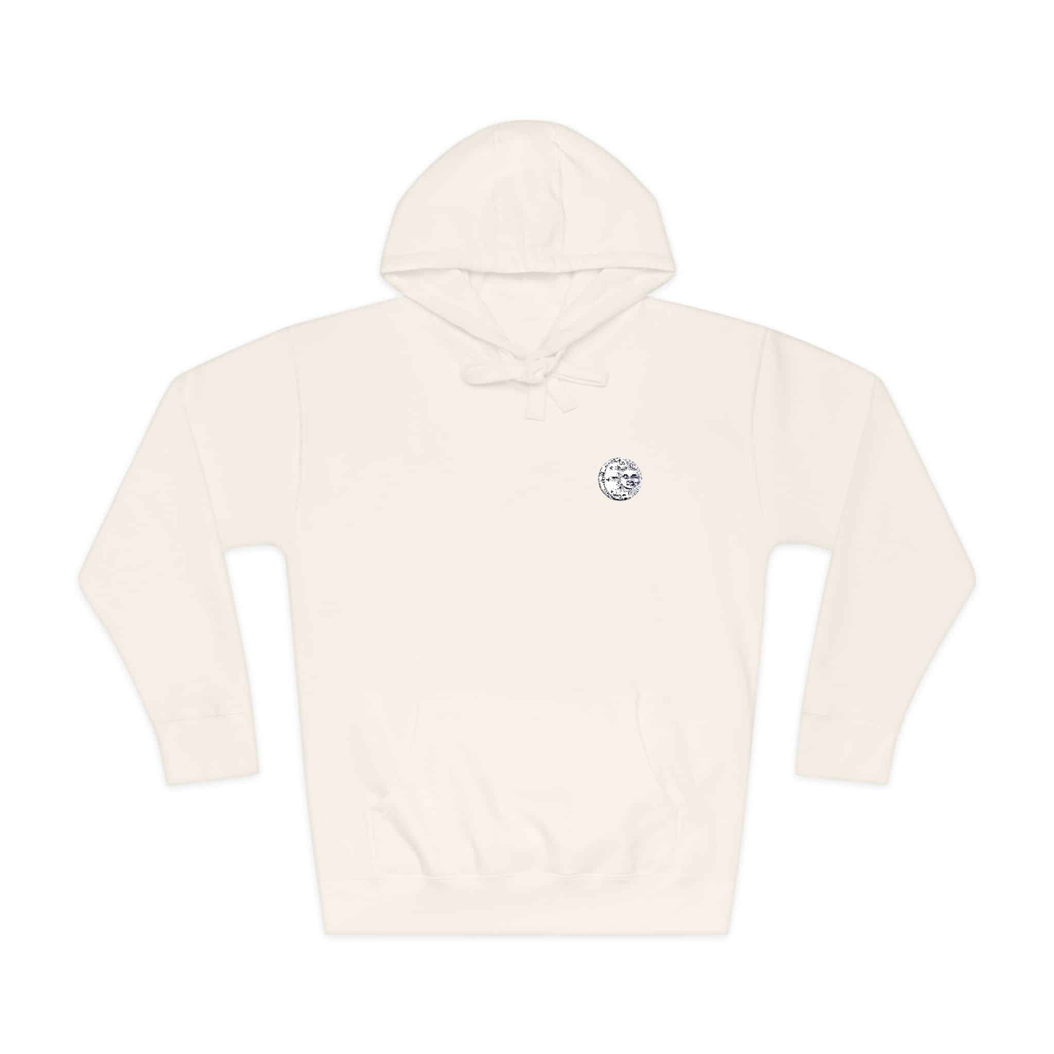 Sun Crescent Engraving Unisex Fleece Hoodie - Image 5