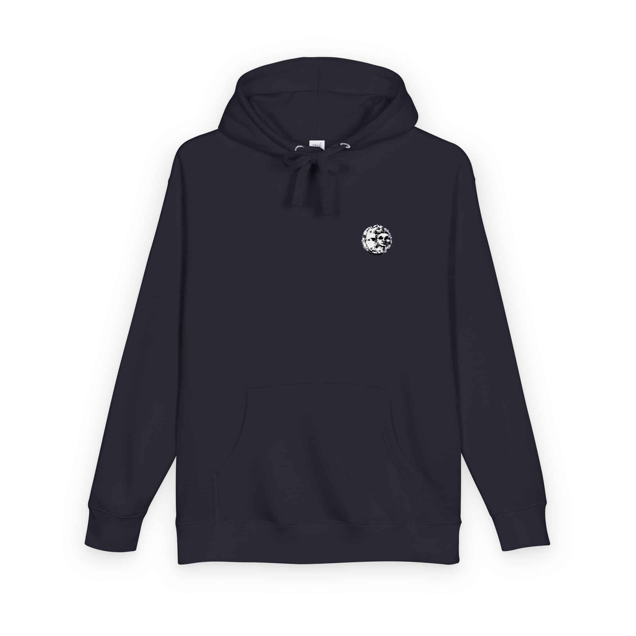 Sun Crescent Engraving Unisex Fleece Hoodie - Image 22