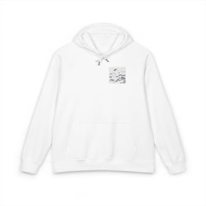 Watercolor Chinese Style Unisex Eco Raglan Hoodie Embroidery
