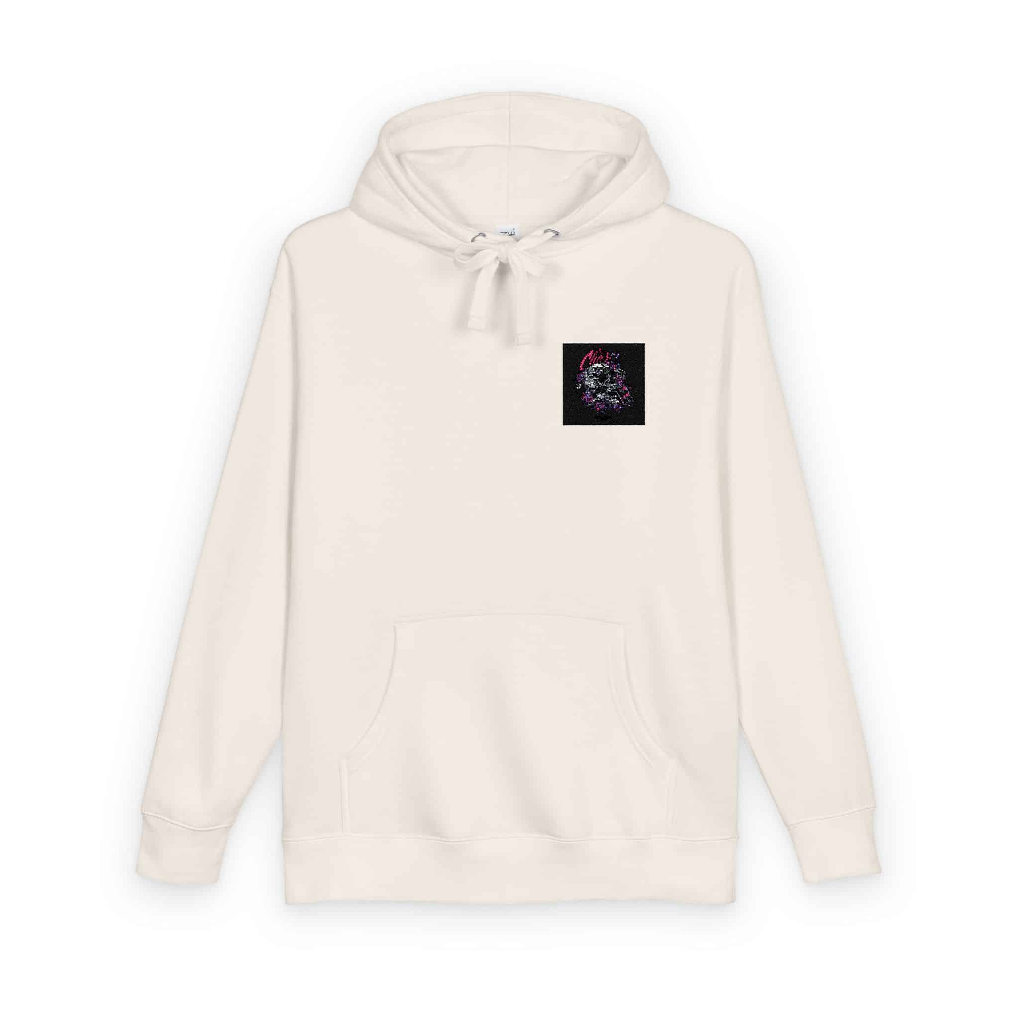 Skull Tattoomachine With Text Illustration Unisex Fleece Hoodie - Image 6