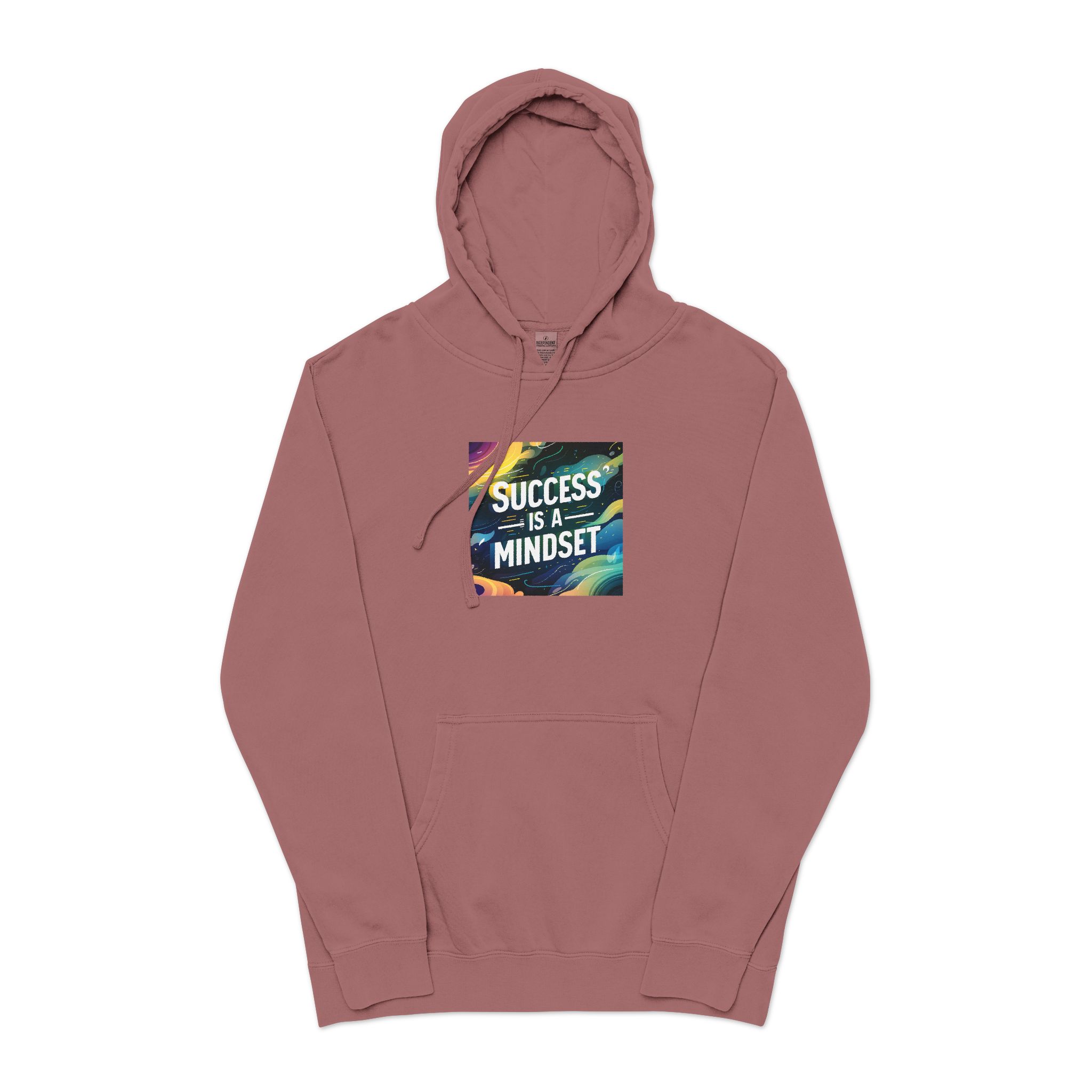 Success Is A Mindset Unisex Pigment Dyed Hoodie Embroidery - Image 29